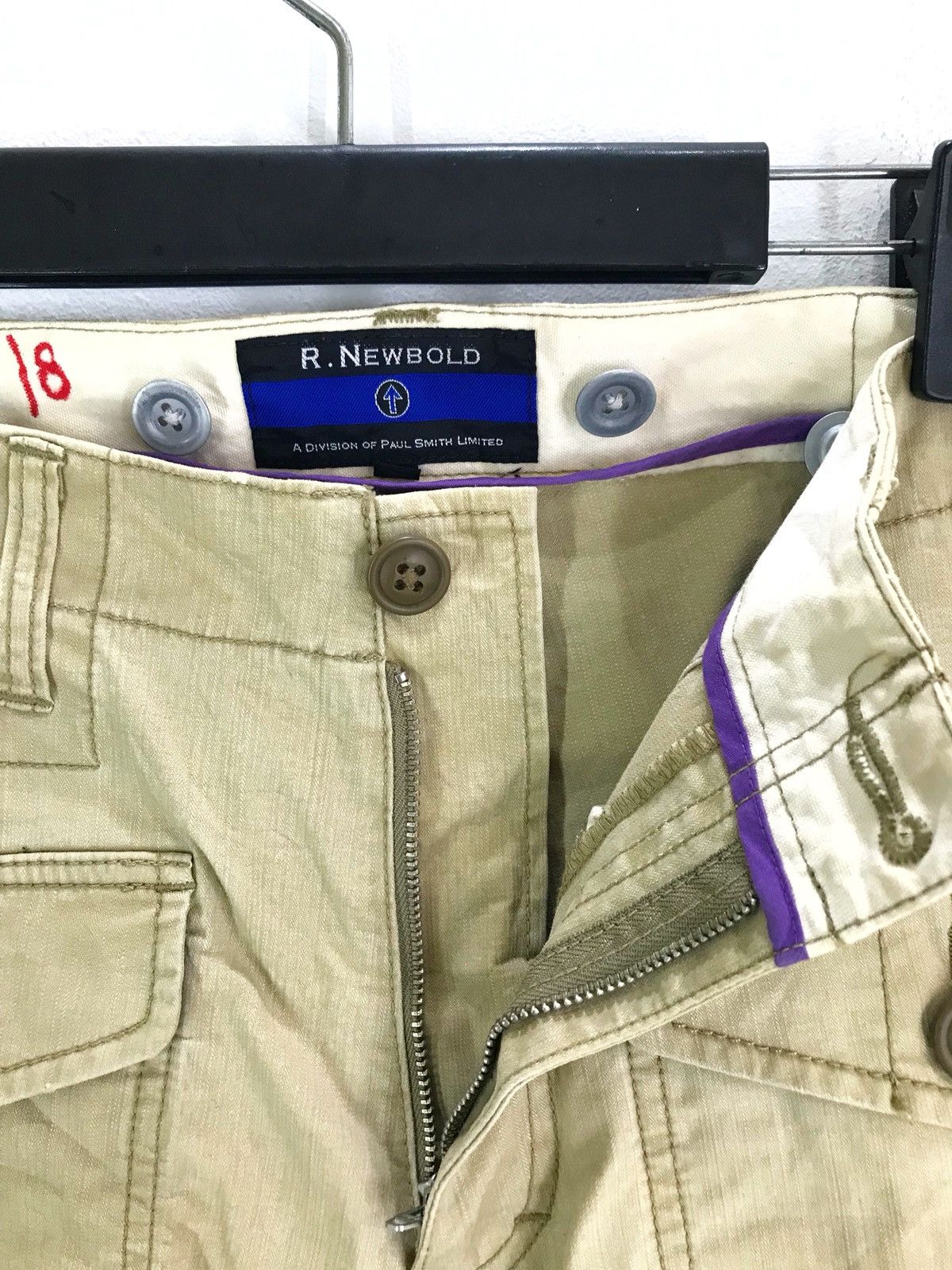 Paul Smith R. NEWBOLD Paul Smith Multi Pocket Cargo Pants Size US 32 / EU 48 - 12 Thumbnail