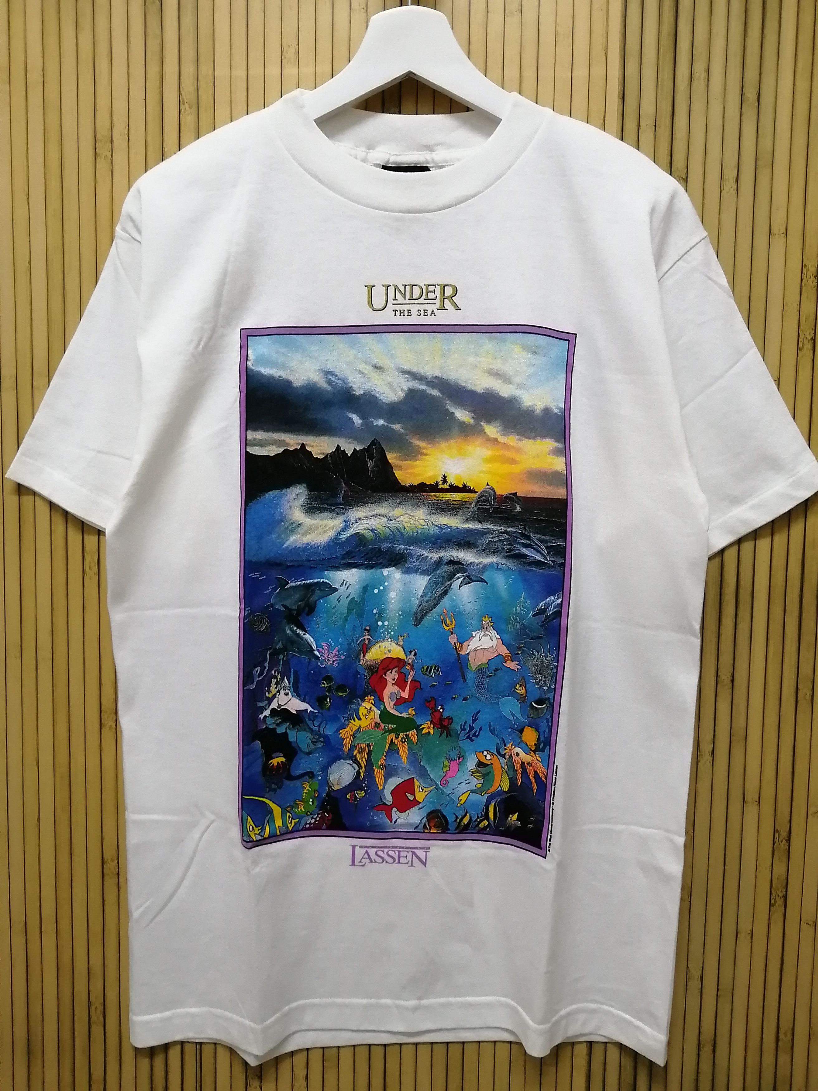 Disney Rare Vtg DISNEY Under The Sea Christian Riese Lassen Tee Size US M / EU 48-50 / 2 - 8 Thumbnail