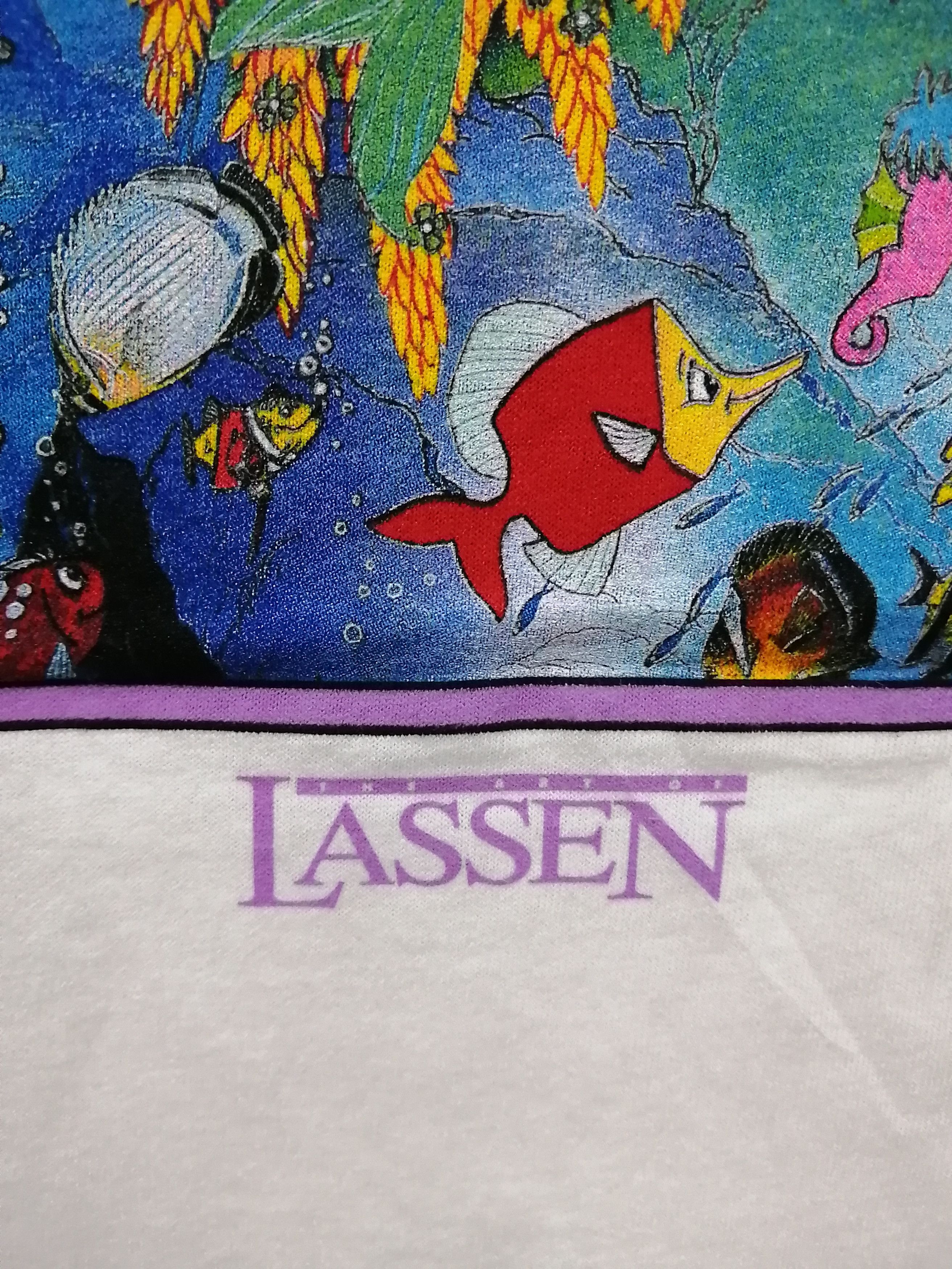 Disney Rare Vtg DISNEY Under The Sea Christian Riese Lassen Tee Size US M / EU 48-50 / 2 - 3 Thumbnail
