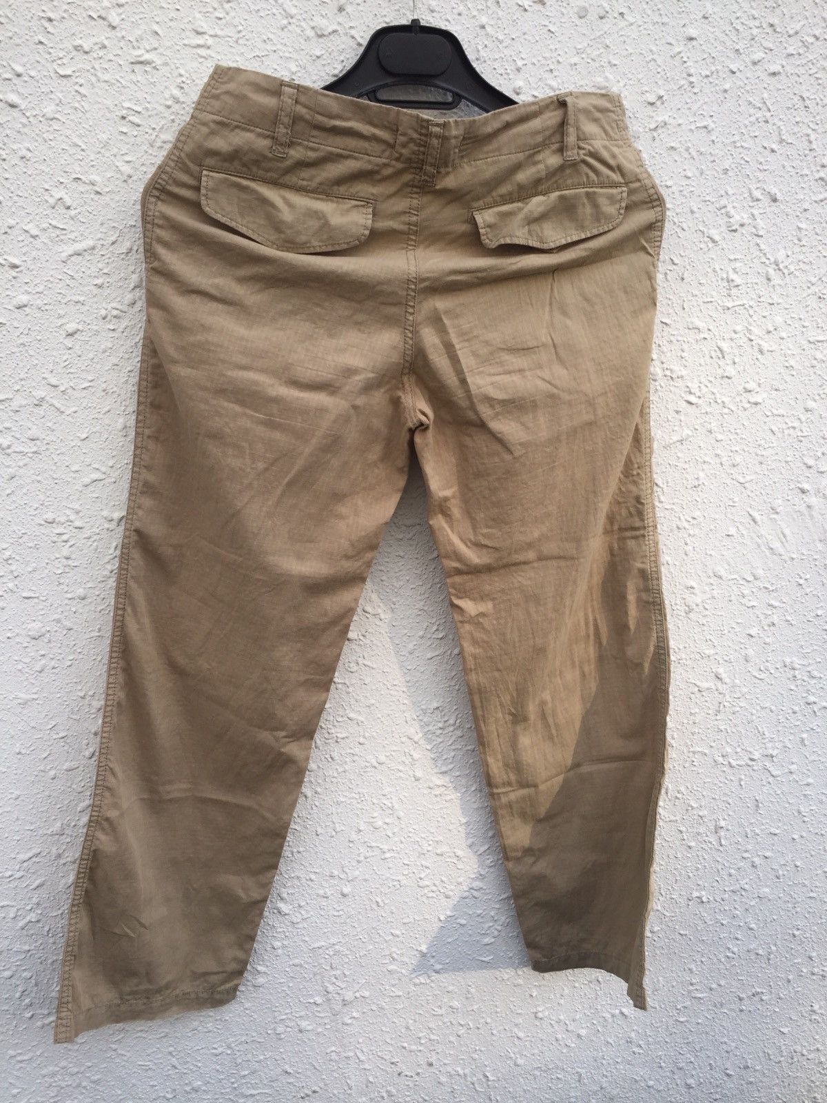 CABANE de ZUCCa 1990s ZUCCA Beige Soft Ripstop Cargo Pant Size US 30 / EU 46 - 8 Thumbnail