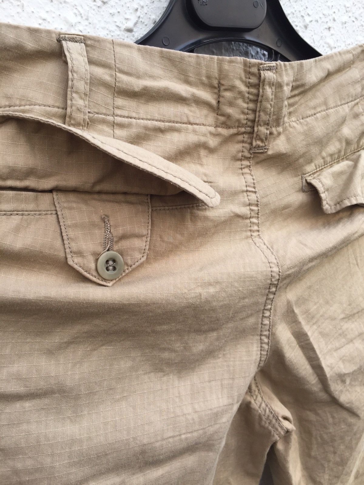 CABANE de ZUCCa 1990s ZUCCA Beige Soft Ripstop Cargo Pant Size US 30 / EU 46 - 10 Thumbnail
