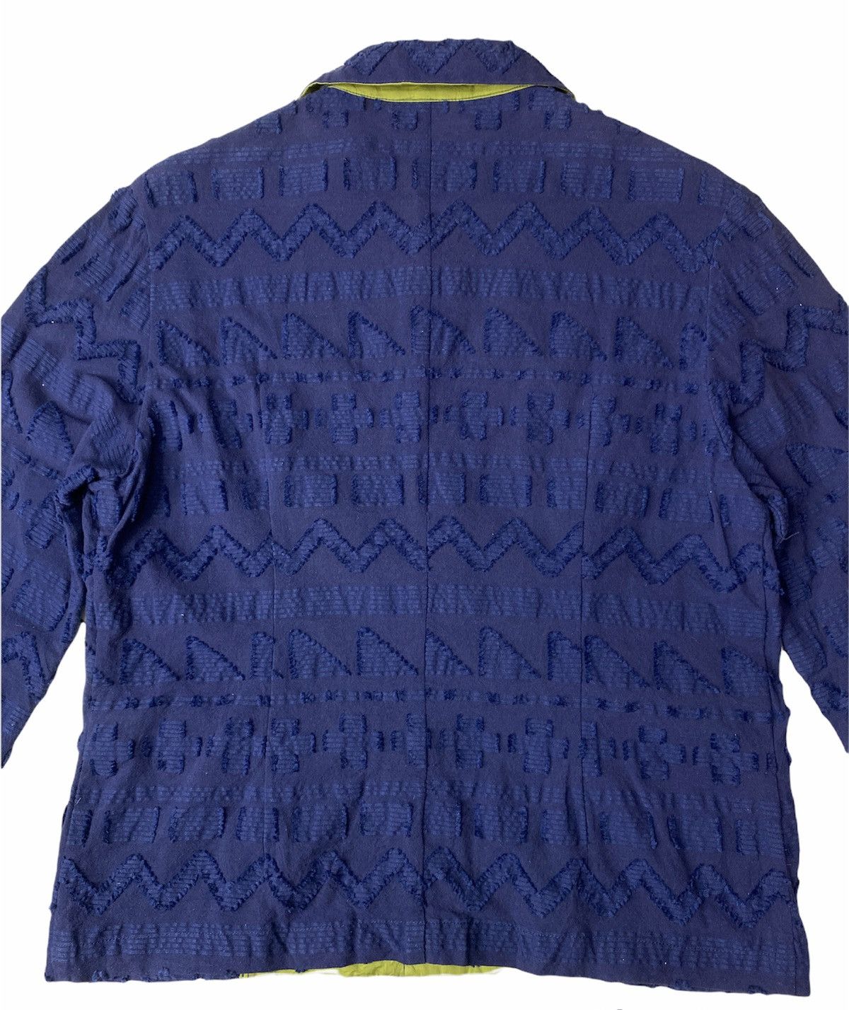 Designer × Issey Miyake × Japanese Brand ISSEY MIYAKE NATIVE ABSTRACT BUTTON UP SHIRT Size US M / EU 48-50 / 2 - 10 Thumbnail