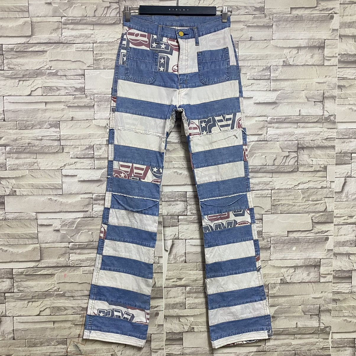 Hysteric Glamour Vintage Hysteric Glamour Prisoners Hagi Flare Pants Size US 28 / EU 44 - 3 Thumbnail