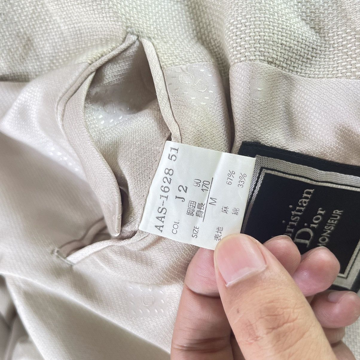 Christian Dior Monsieur × Vintage Christian Dior Wool Double Breast Blazer Size US L / EU 52-54 / 3 - 6 Thumbnail