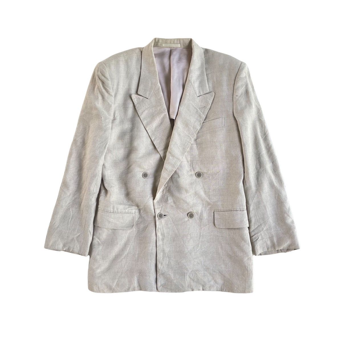 Christian Dior Monsieur × Vintage Christian Dior Wool Double Breast Blazer Size US L / EU 52-54 / 3 - 1 Thumbnail
