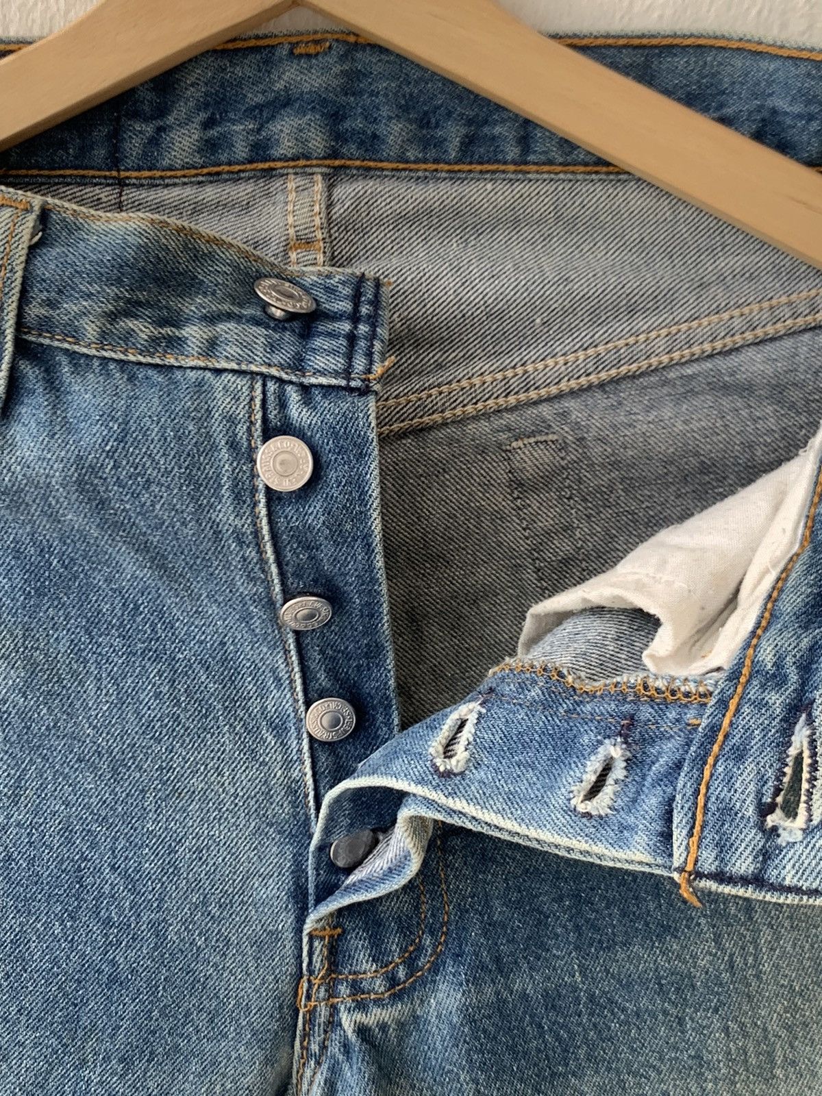 Levi's Made & Crafted Vintage Levis 501 Stamp 552 Made in Usa Straight Denim Pants Size US 29 - 8 Thumbnail