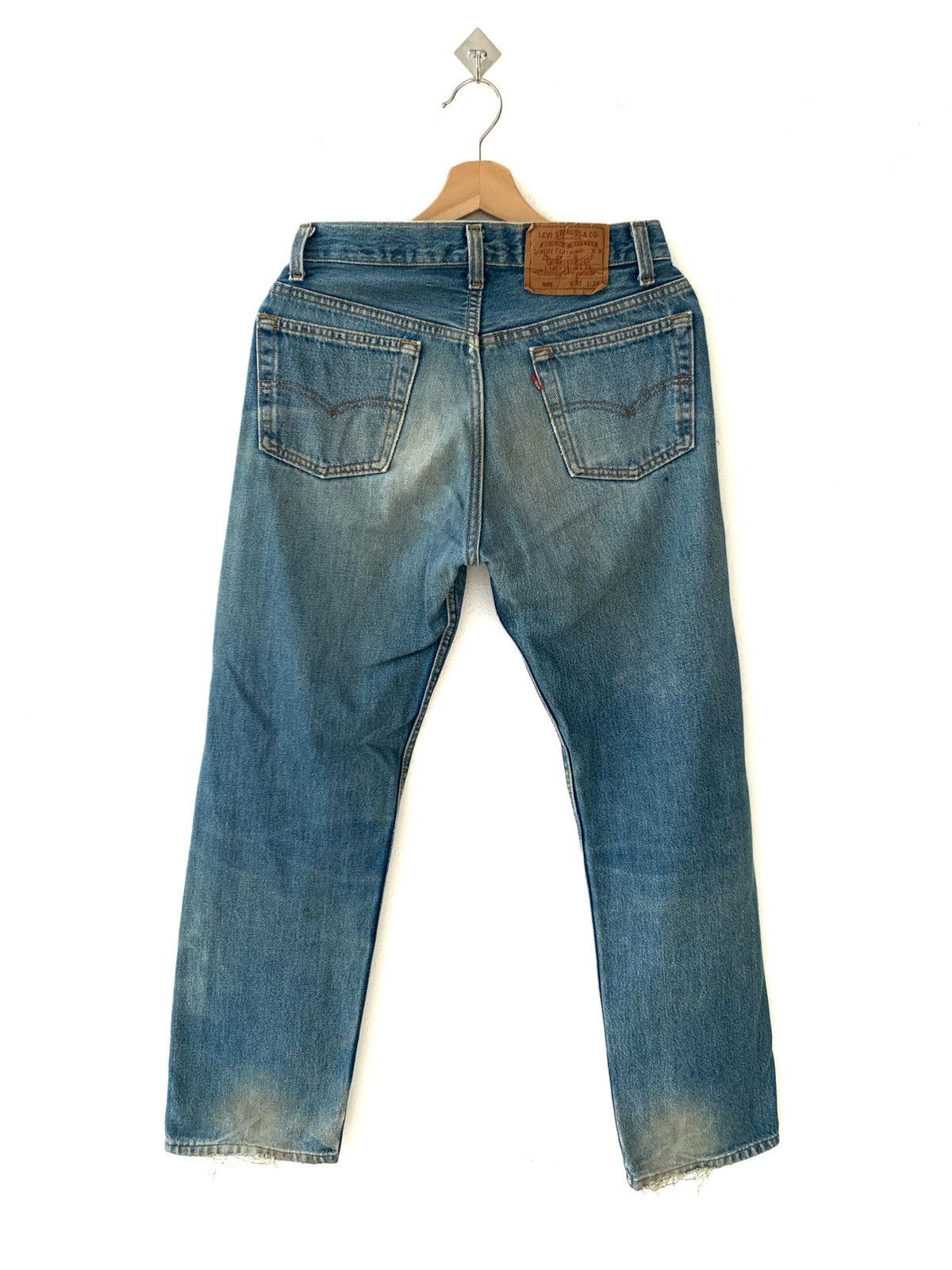 Levi's Made & Crafted Vintage Levis 501 Stamp 552 Made in Usa Straight Denim Pants Size US 29 - 2 Thumbnail