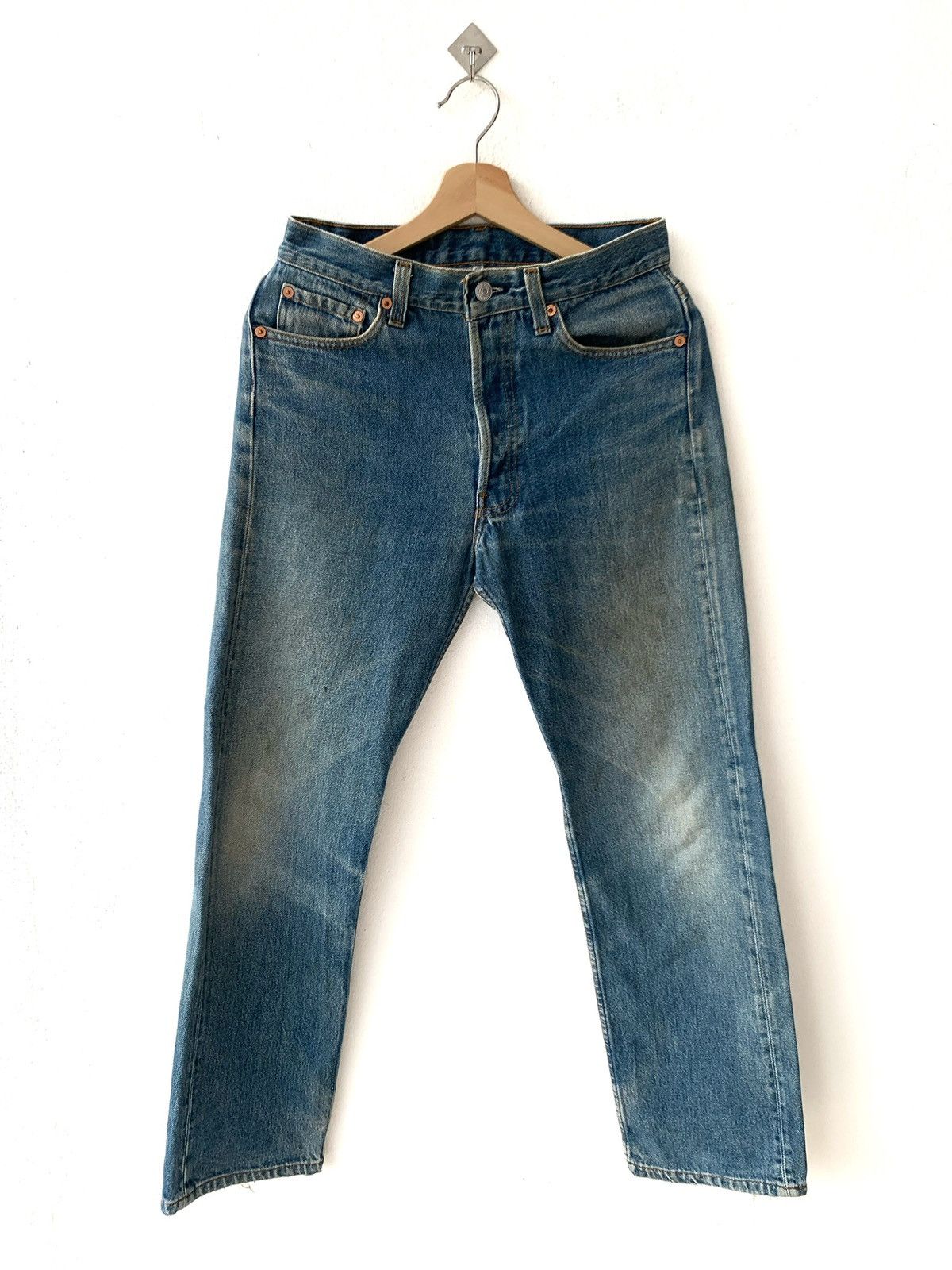 Levi's Made & Crafted Vintage Levis 501 Stamp 552 Made in Usa Straight Denim Pants Size US 29 - 1 Thumbnail