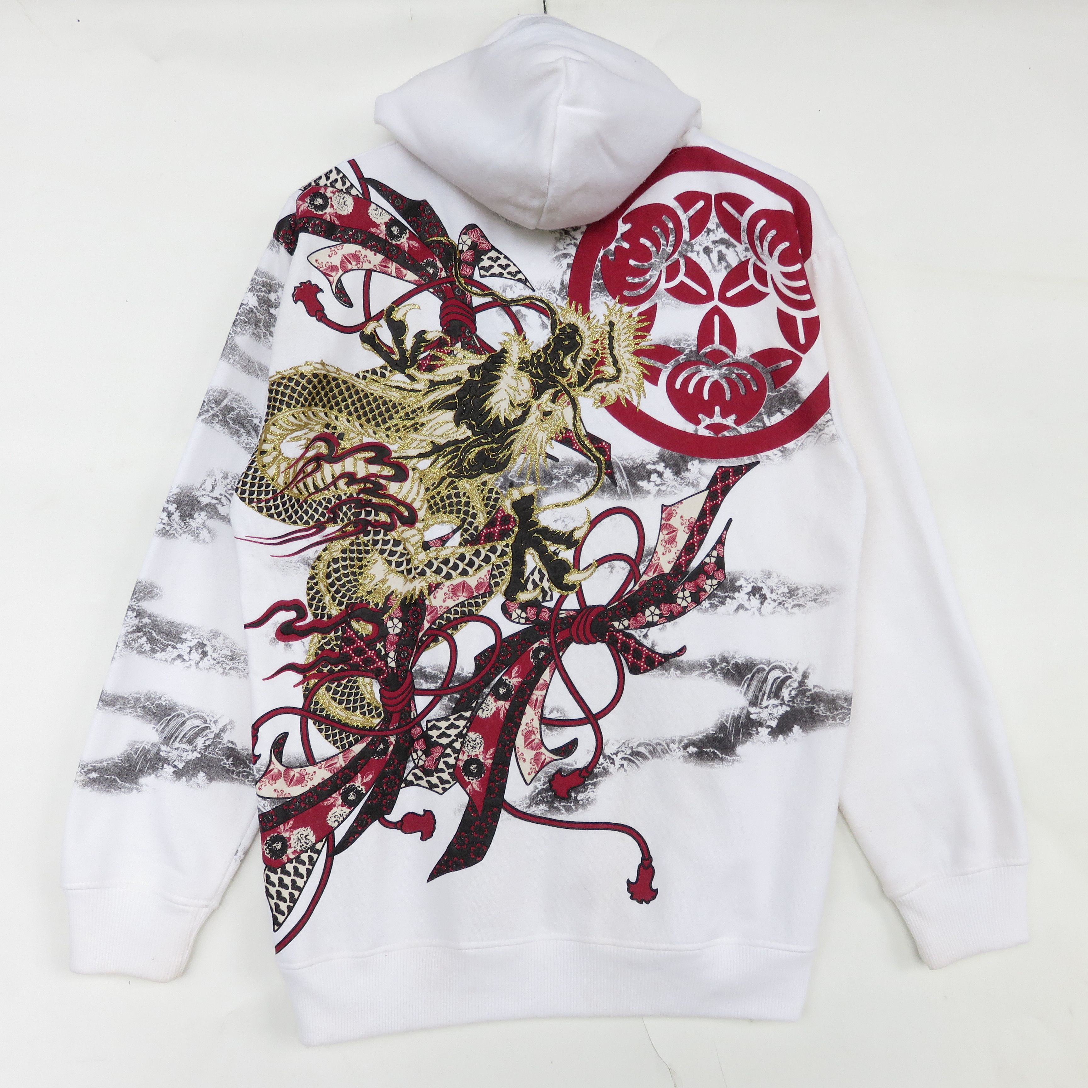 If Six Was Nine × Le Grande Bleu (L.G.B.) Sukajan Dragon Yakuza Fullzip Hoodie Size US L / EU 52-54 / 3 - 1 Thumbnail