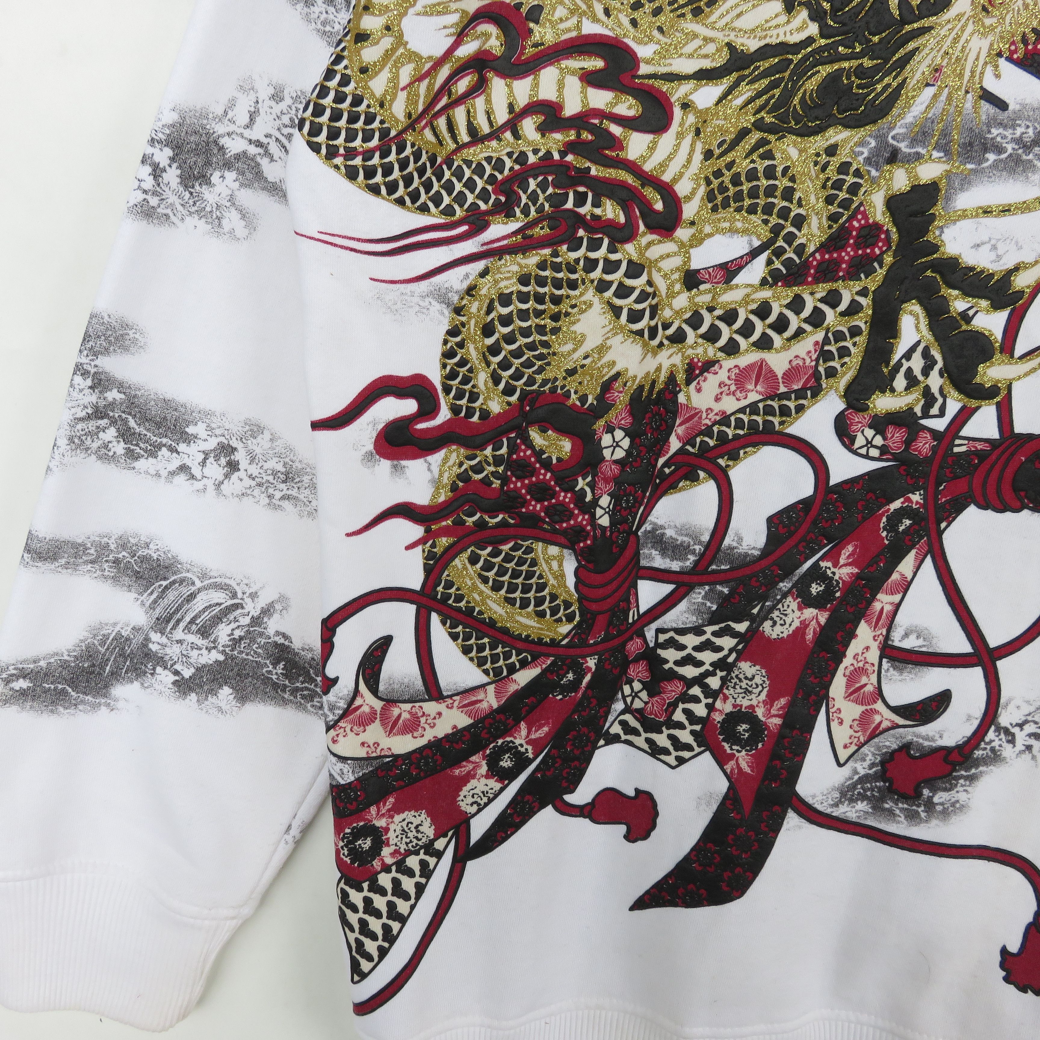 If Six Was Nine × Le Grande Bleu (L.G.B.) Sukajan Dragon Yakuza Fullzip Hoodie Size US L / EU 52-54 / 3 - 3 Thumbnail