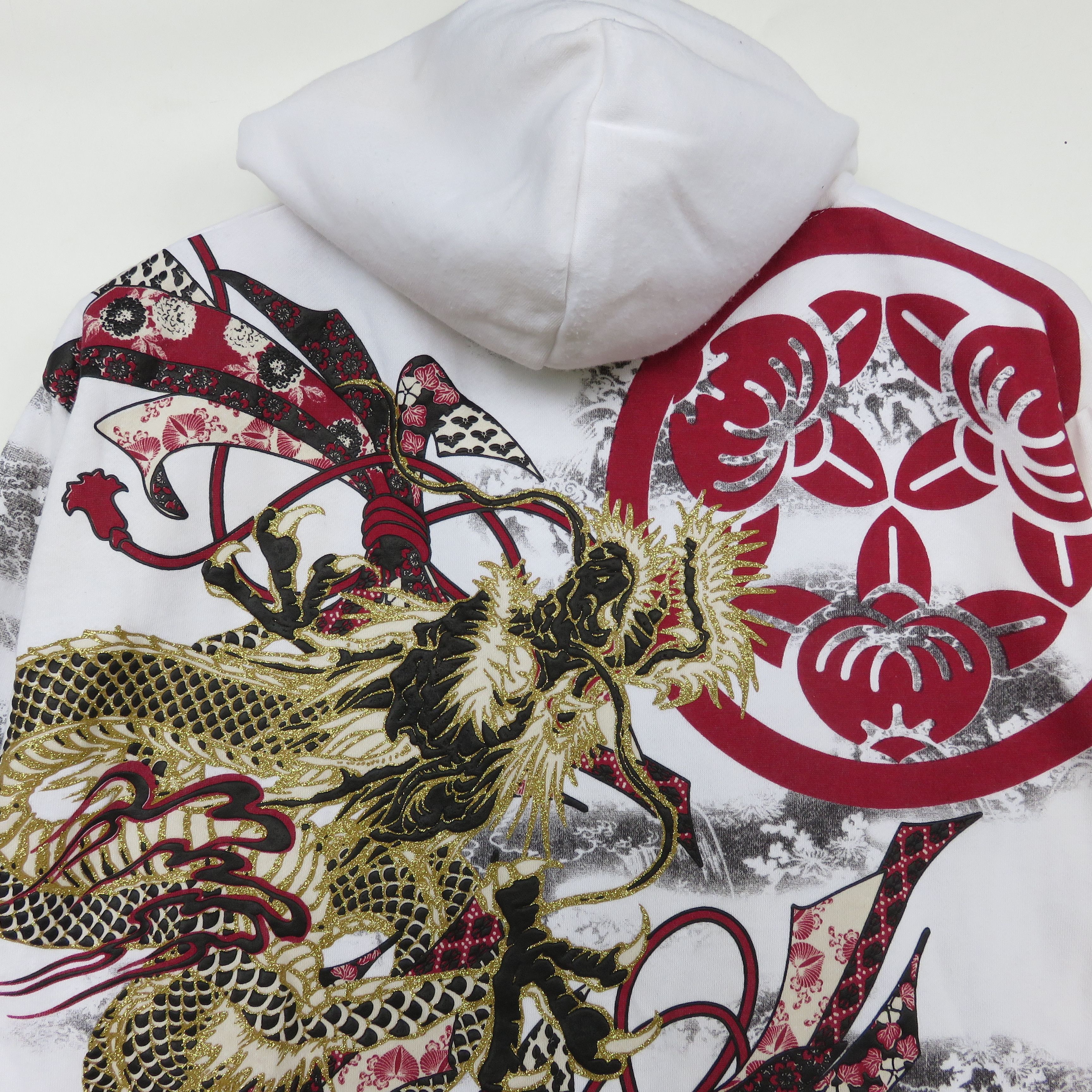 If Six Was Nine × Le Grande Bleu (L.G.B.) Sukajan Dragon Yakuza Fullzip Hoodie Size US L / EU 52-54 / 3 - 2 Thumbnail
