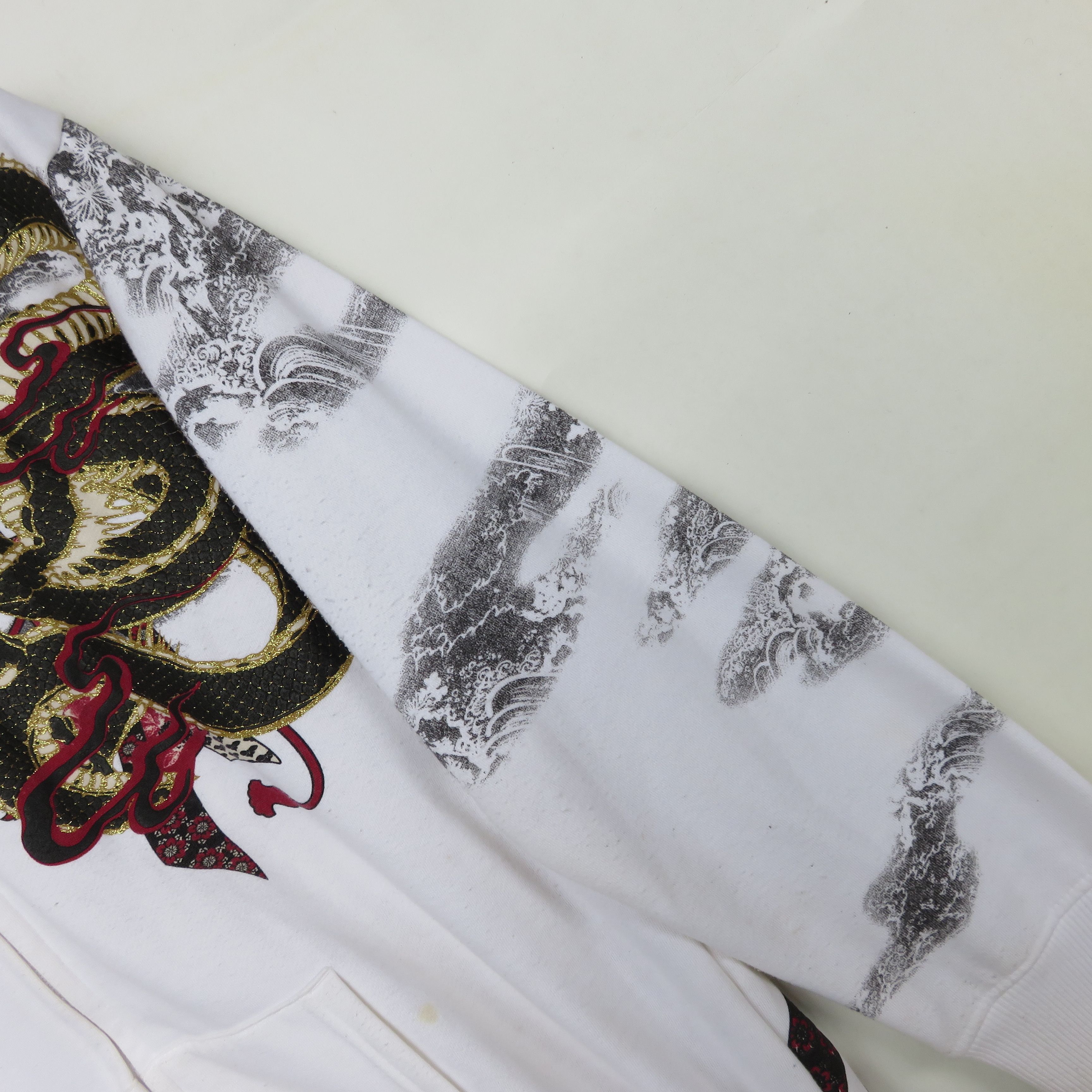 If Six Was Nine × Le Grande Bleu (L.G.B.) Sukajan Dragon Yakuza Fullzip Hoodie Size US L / EU 52-54 / 3 - 8 Thumbnail