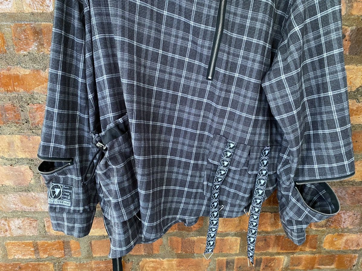 Japanese Brand × Seditionaries × Takahiromiyashita The Soloist. AW19 Sillent Fromme by Rudies Oversize Bondage tartan shirt Size US L / EU 52-54 / 3 - 4 Thumbnail