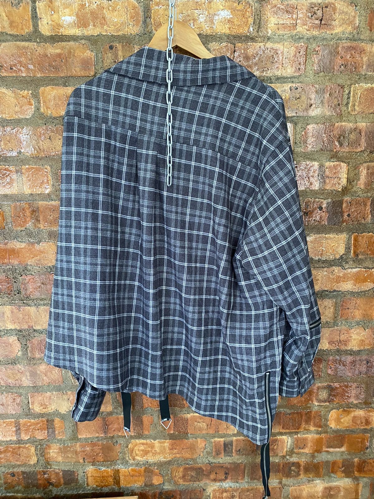 Japanese Brand × Seditionaries × Takahiromiyashita The Soloist. AW19 Sillent Fromme by Rudies Oversize Bondage tartan shirt Size US L / EU 52-54 / 3 - 10 Thumbnail