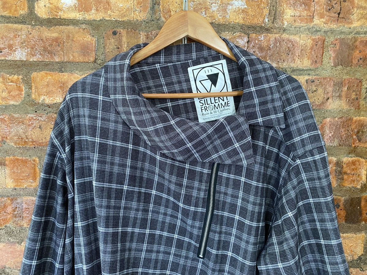 Japanese Brand × Seditionaries × Takahiromiyashita The Soloist. AW19 Sillent Fromme by Rudies Oversize Bondage tartan shirt Size US L / EU 52-54 / 3 - 3 Thumbnail