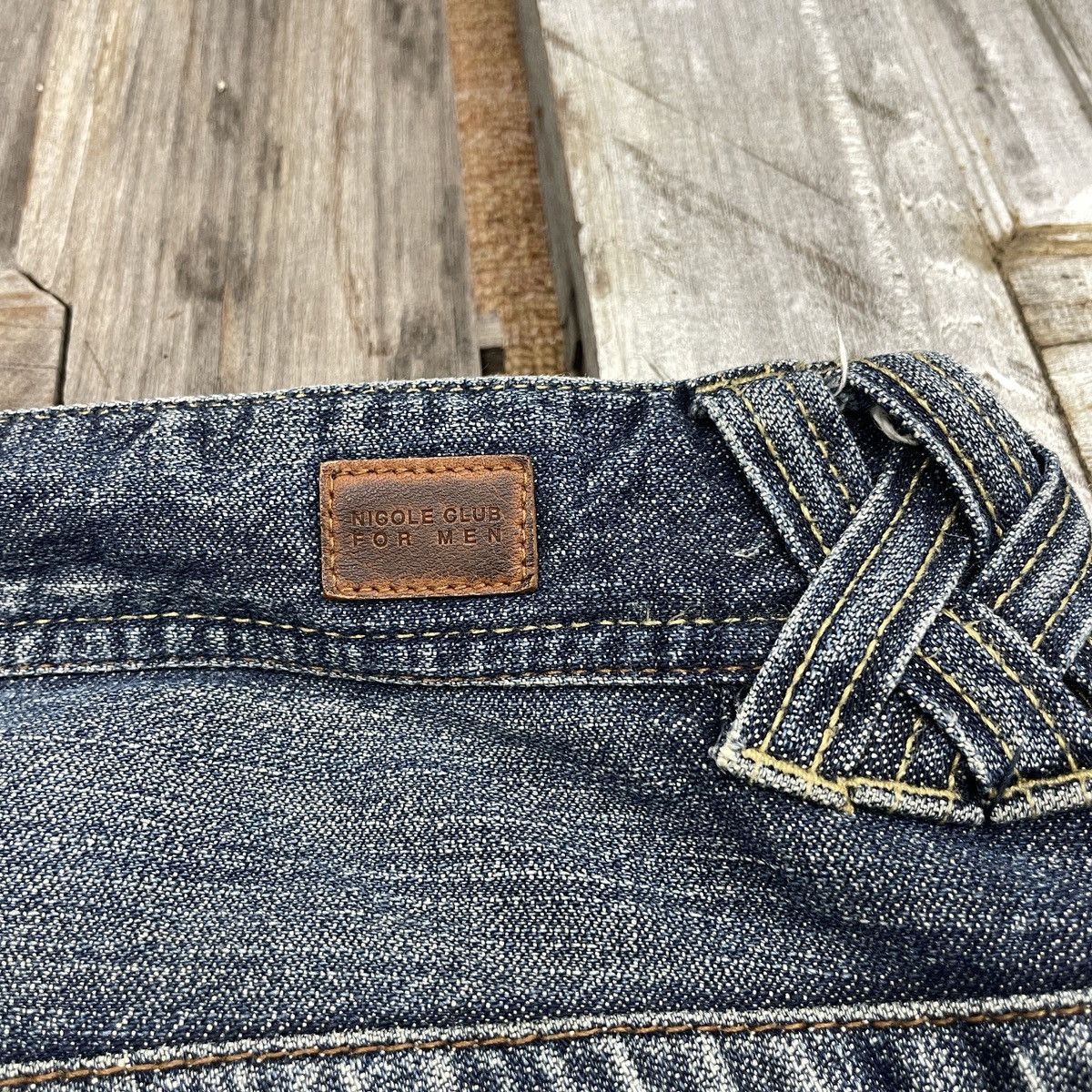 Designer × Japanese Brand RARE Patchwork Nicole Club For Men Flared Jeans - wc 290 Size US 36 / EU 52 - 11 Thumbnail