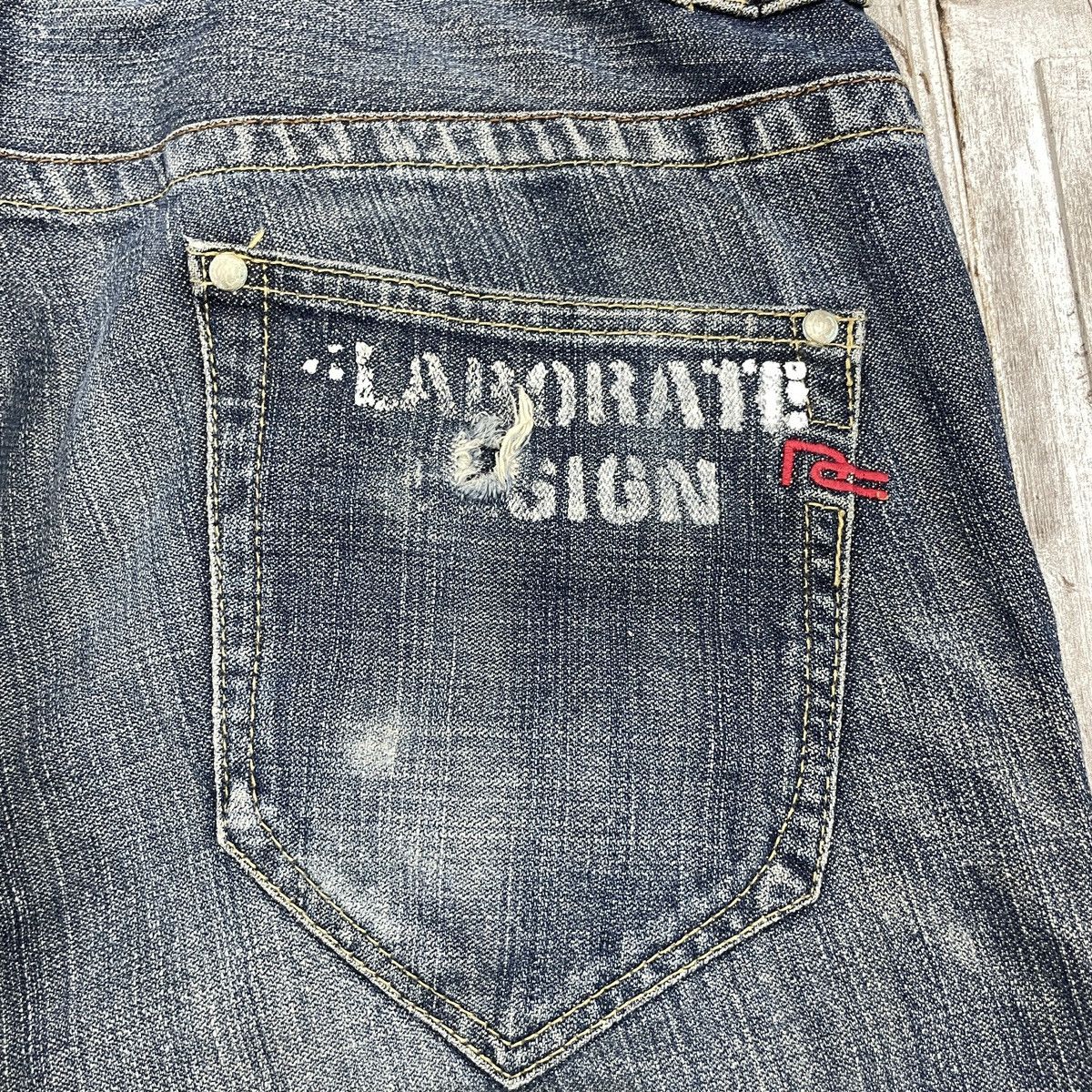 Designer × Japanese Brand RARE Patchwork Nicole Club For Men Flared Jeans - wc 290 Size US 36 / EU 52 - 10 Thumbnail