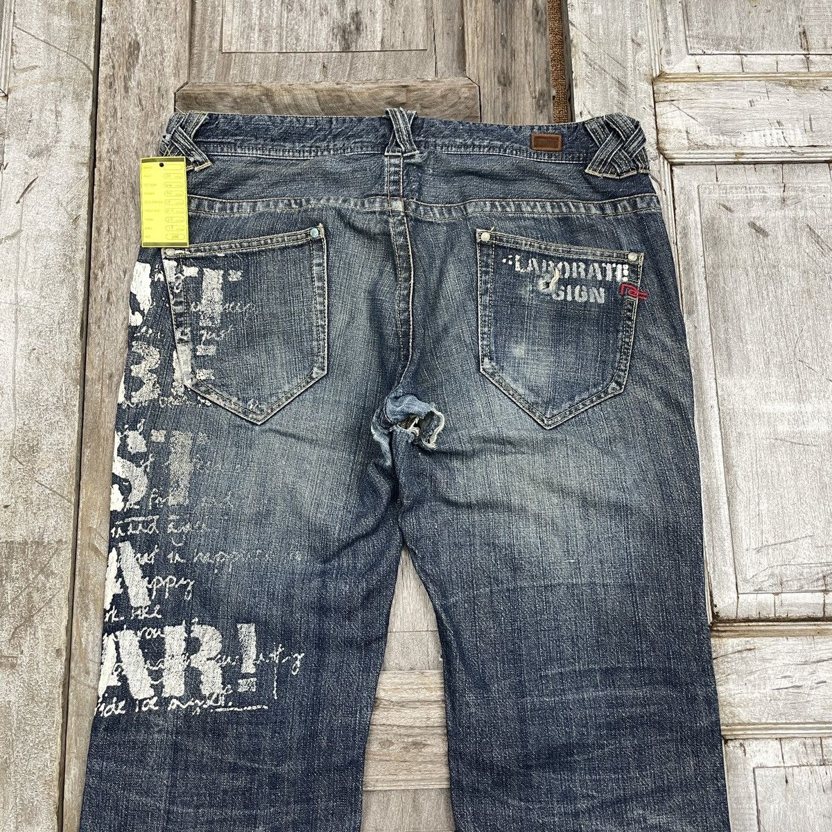 Designer × Japanese Brand RARE Patchwork Nicole Club For Men Flared Jeans - wc 290 Size US 36 / EU 52 - 5 Thumbnail
