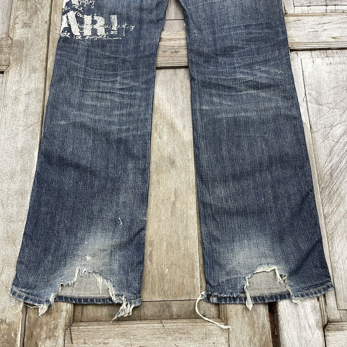 Designer × Japanese Brand RARE Patchwork Nicole Club For Men Flared Jeans - wc 290 Size US 36 / EU 52 - 6 Thumbnail