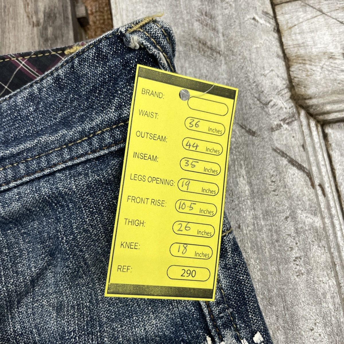 Designer × Japanese Brand RARE Patchwork Nicole Club For Men Flared Jeans - wc 290 Size US 36 / EU 52 - 12 Thumbnail