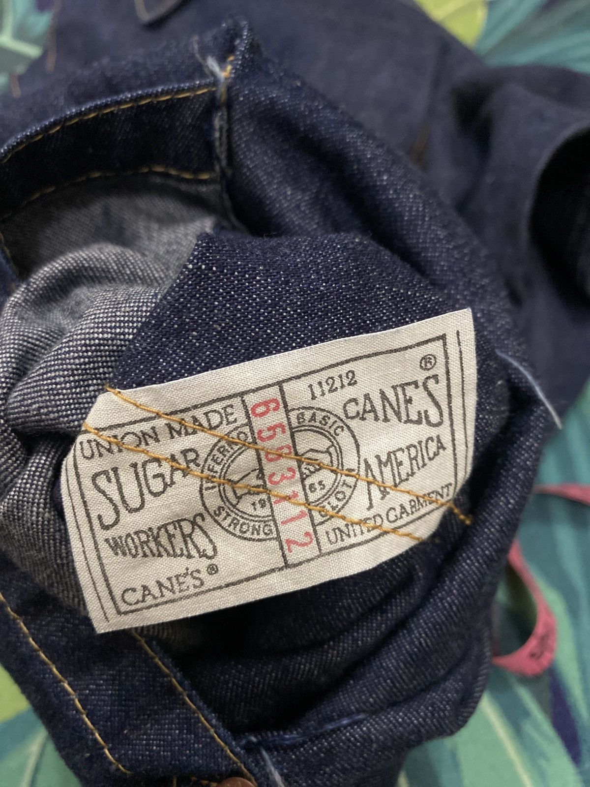 Sugar Cane 🔥VINTAGE SUGAR CANE DENIM JACKET Size US L / EU 52-54 / 3 - 14 Thumbnail