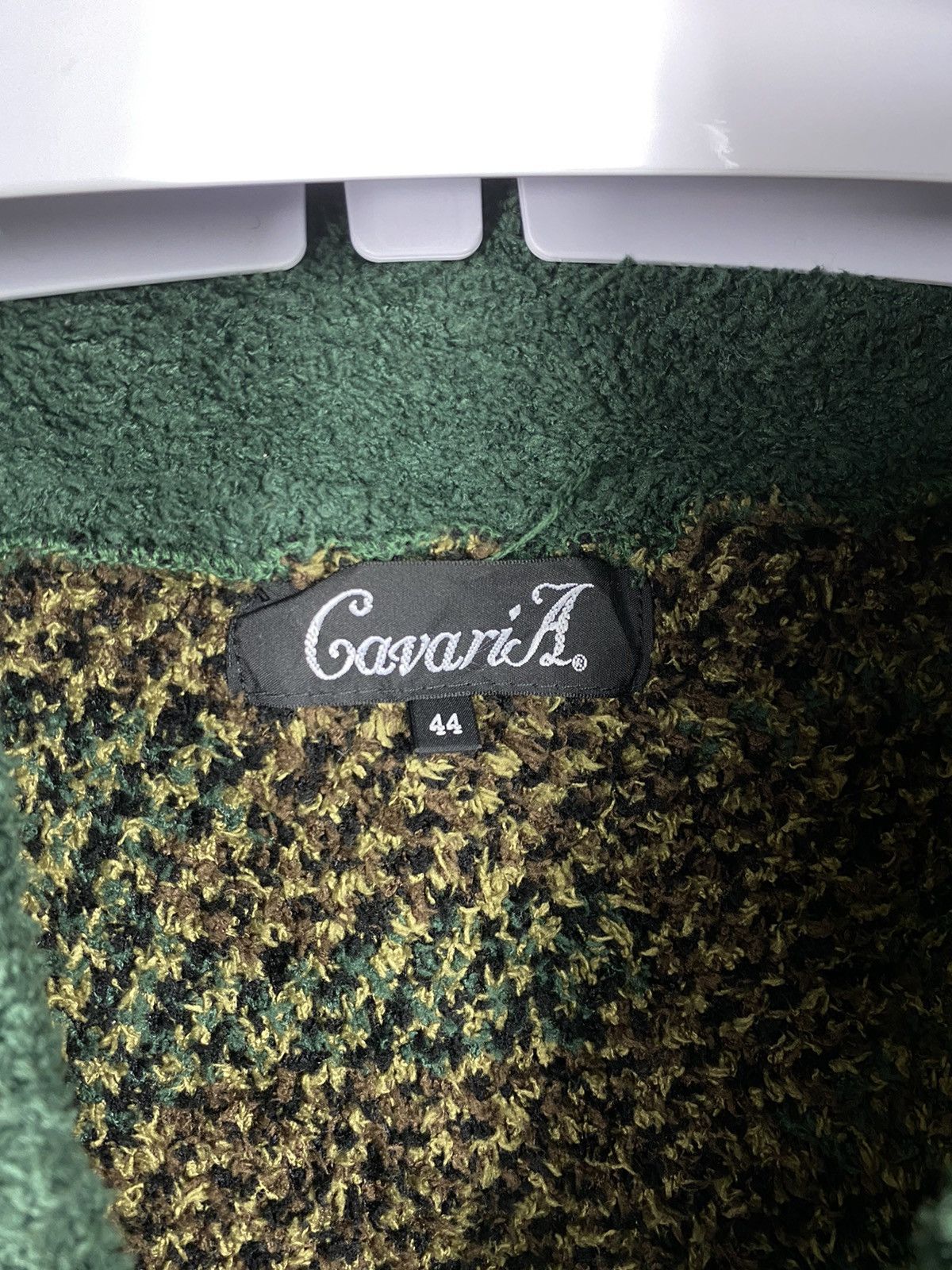 Cavari A Fleece Button Jacket Camo Design