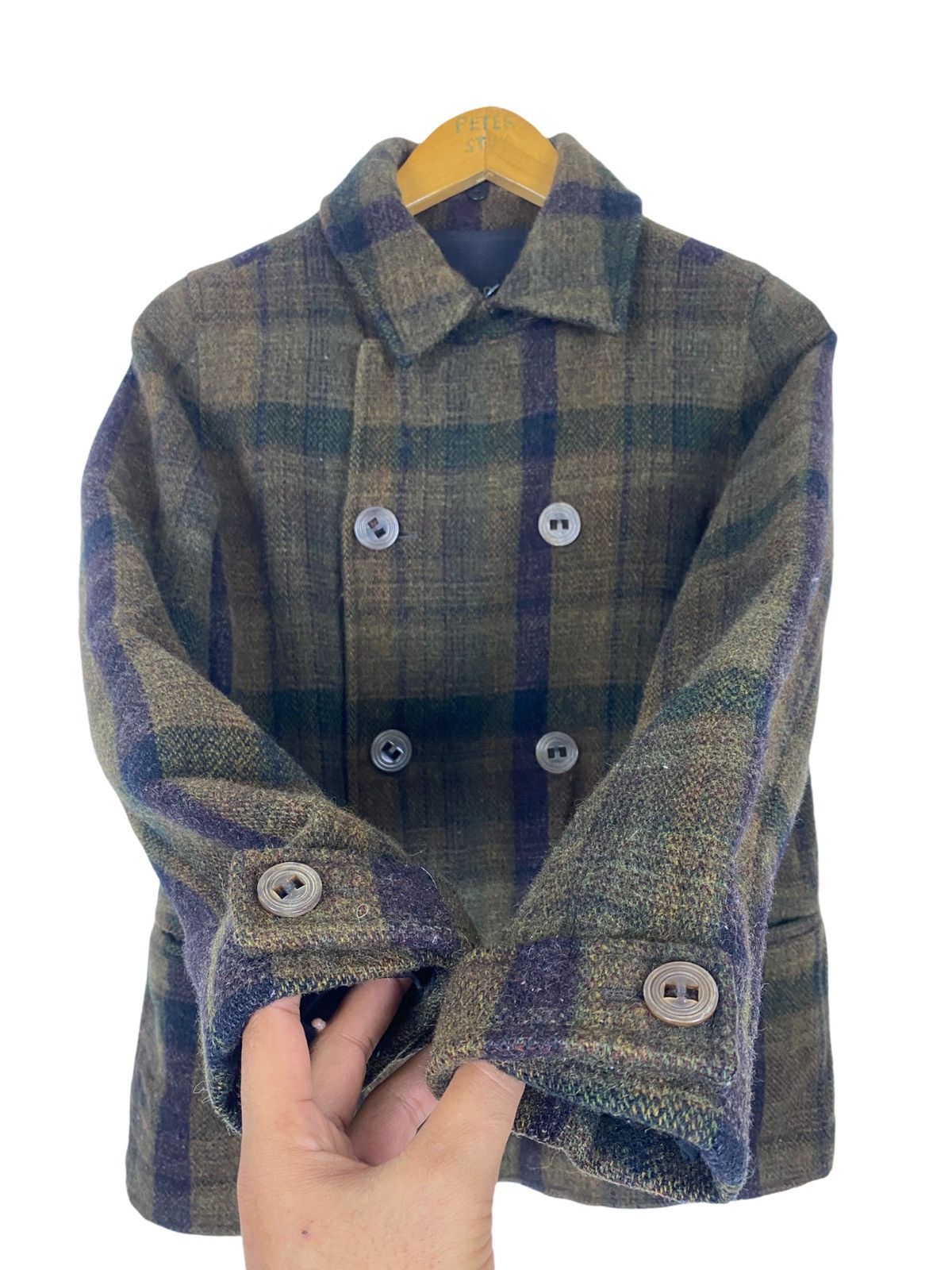 A.P.C. A.P.C TARTAN DUFFLE COAT Size US S / EU 44-46 / 1 - 8 Thumbnail