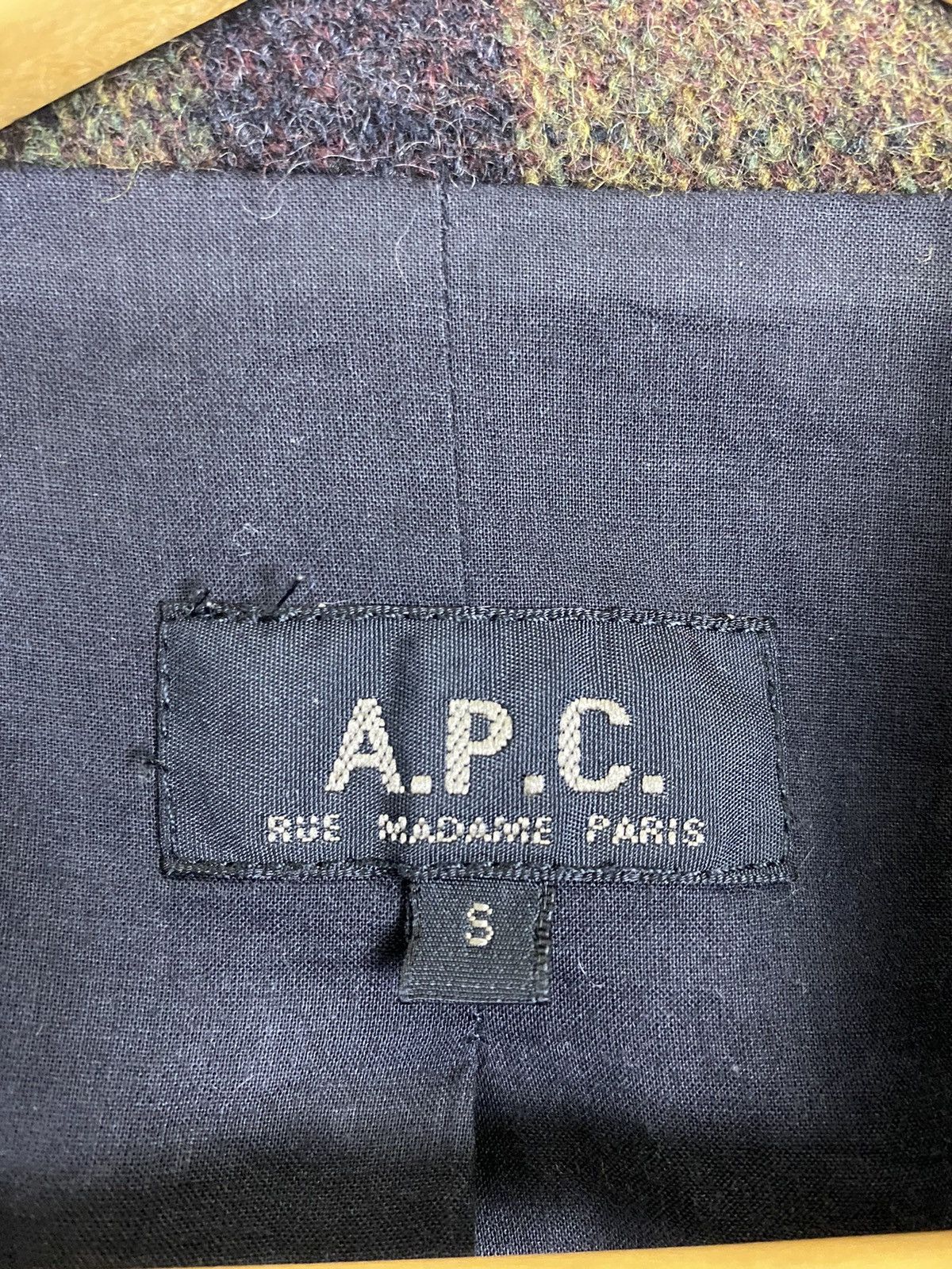 A.P.C. A.P.C TARTAN DUFFLE COAT Size US S / EU 44-46 / 1 - 12 Thumbnail