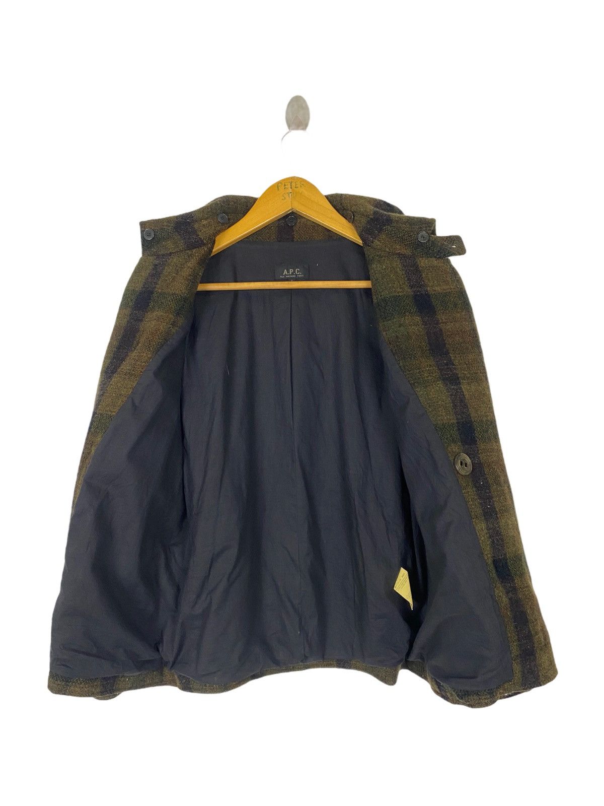 A.P.C. A.P.C TARTAN DUFFLE COAT Size US S / EU 44-46 / 1 - 9 Thumbnail