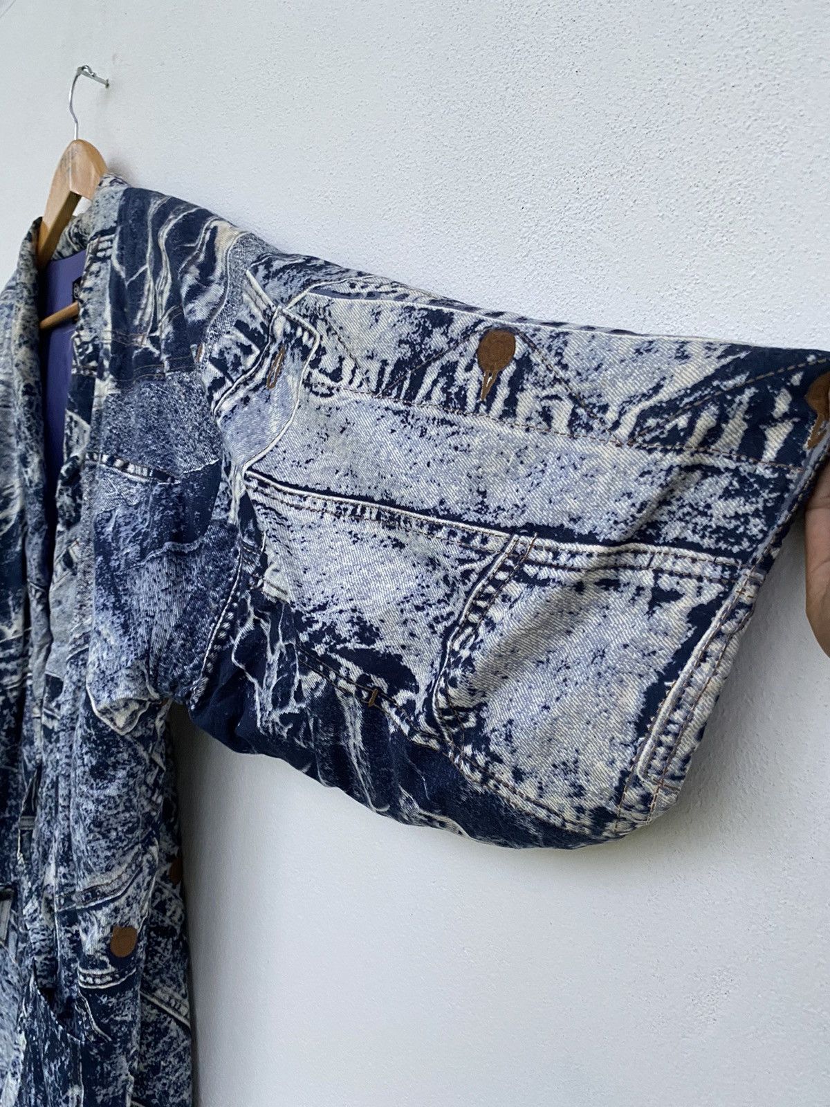 Japanese Brand Kimono Warm Padded Full Printed Jeans Design Jacket Size US L / EU 52-54 / 3 - 5 Thumbnail