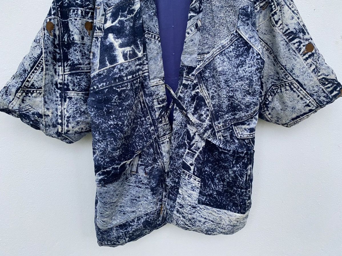 Japanese Brand Kimono Warm Padded Full Printed Jeans Design Jacket Size US L / EU 52-54 / 3 - 4 Thumbnail