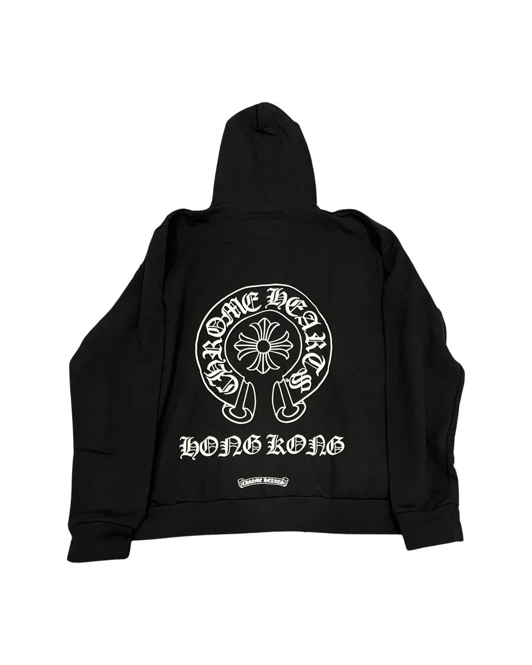 image of Chrome Hearts Hong Kong Exclusive Horseshoe Hoodie in Black, Men's (Size Large)
