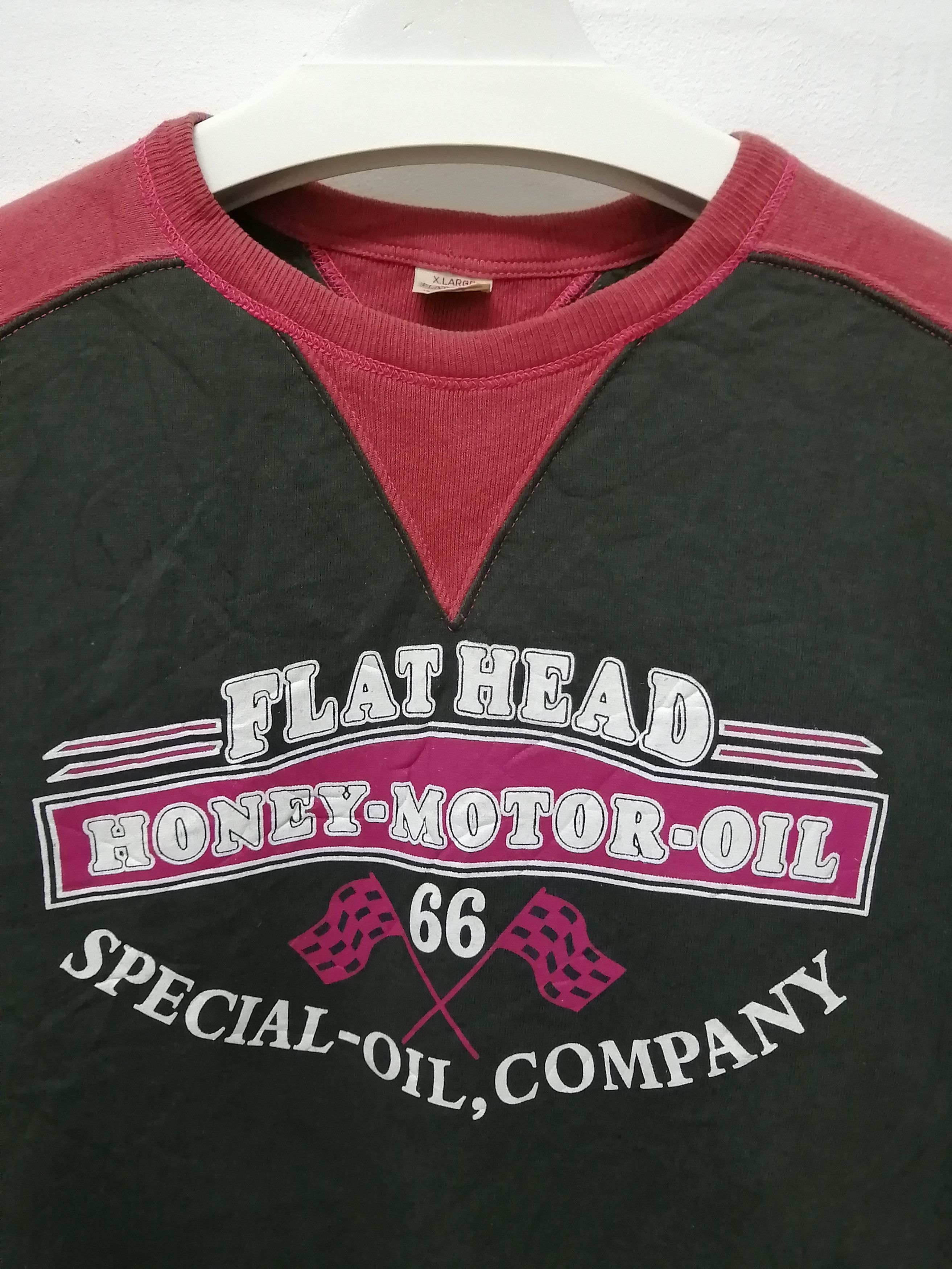 The Flat Head The Flat Head Honey-Motor-Oil Sweatshirt Size US XL / EU 56 / 4 - 4 Thumbnail
