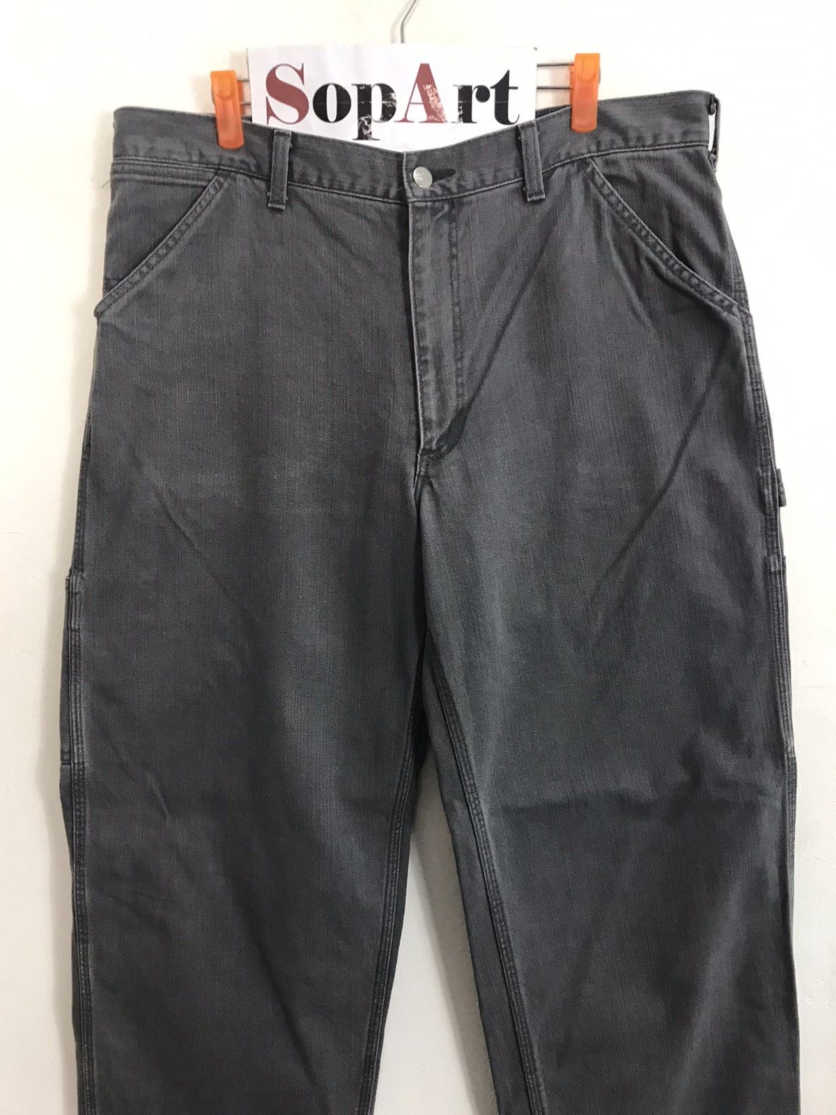 Carhartt Hype Carhatt Hickory Carpenter Tactical Cargo Pants Size US 37 - 3 Thumbnail