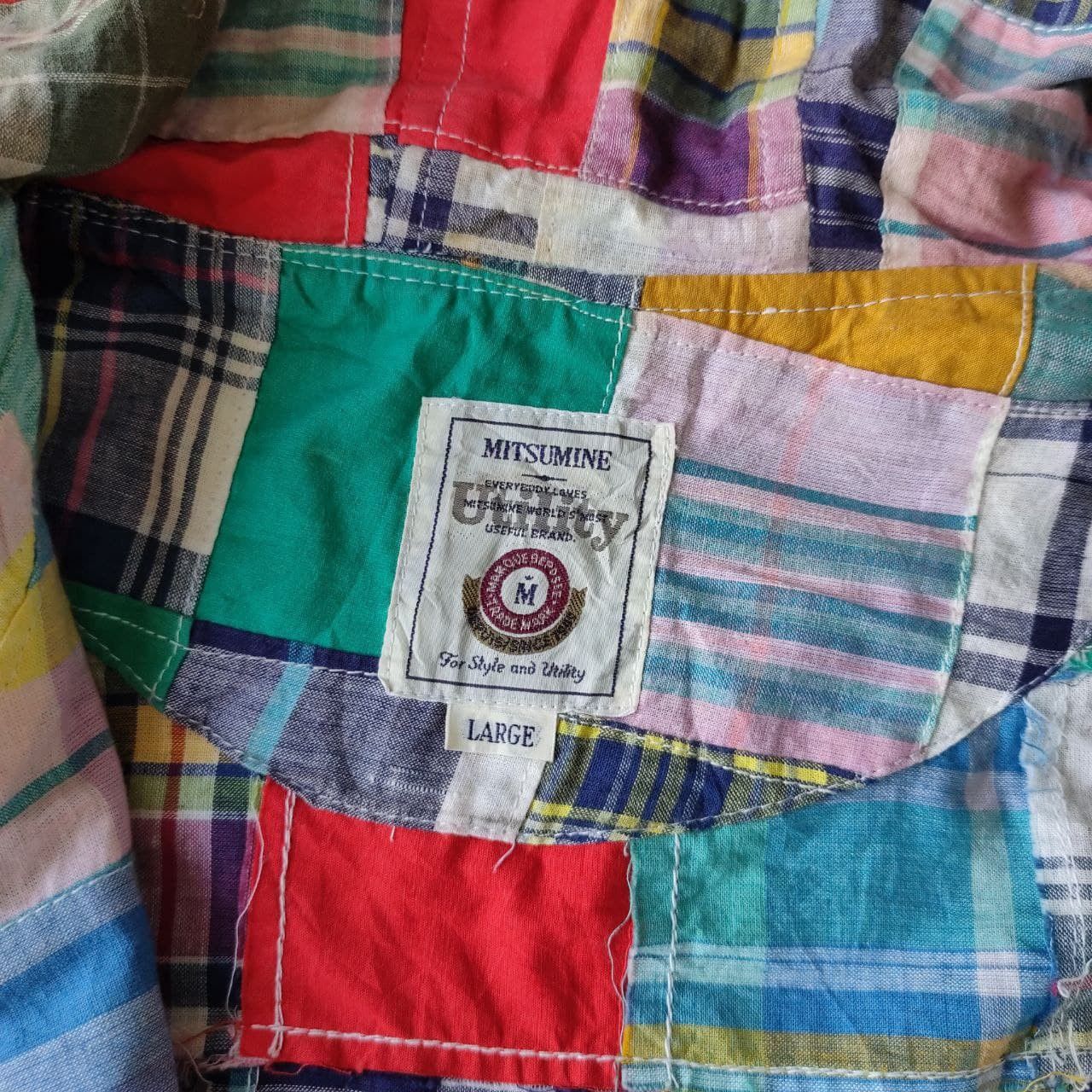 Beauty Beast Archive Rare Japan Mitsumine Patchwork Kapital Style Jacket Size US L / EU 52-54 / 3 - 4 Thumbnail