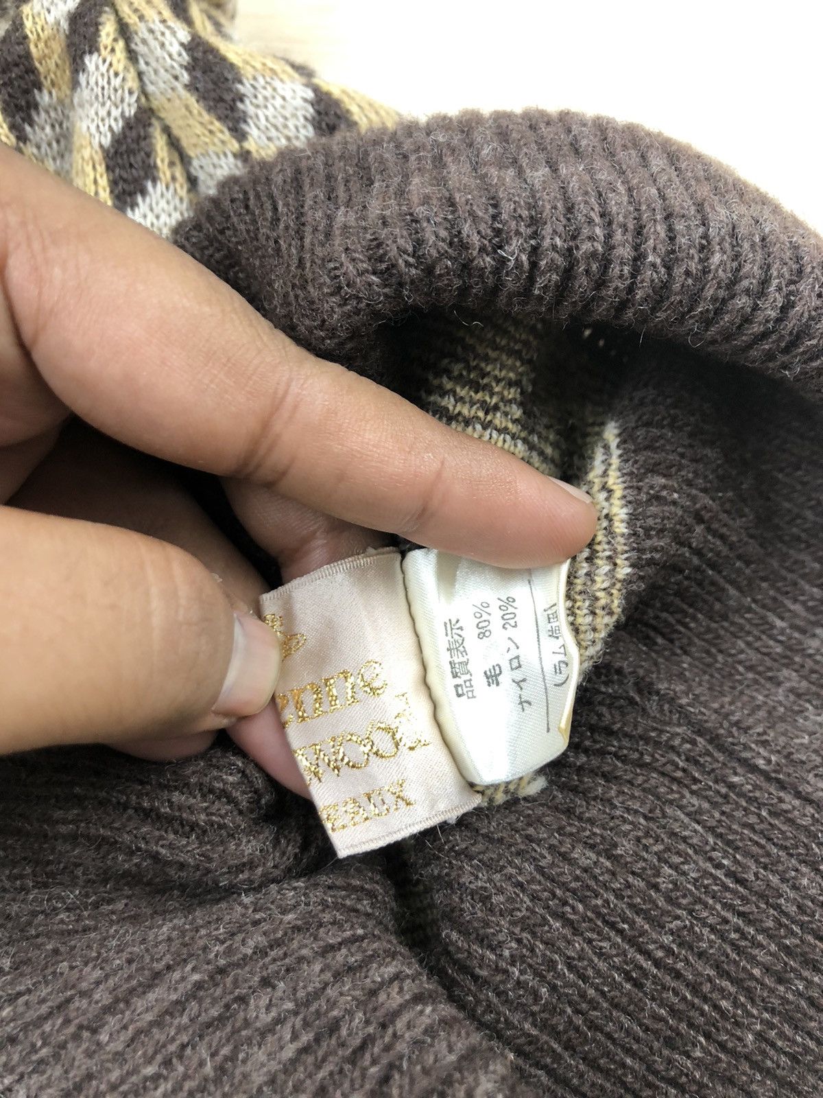 Vivienne Westwood 1990s Vivienne Westwood Chapaeaux Wool Sporty Beanie Size ONE SIZE - 7 Thumbnail