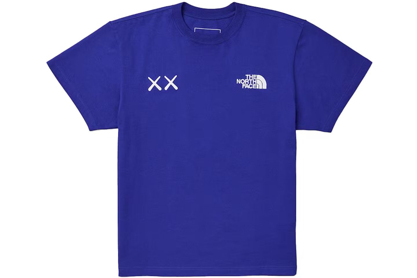 image of Tnf X Kaws Short Sleeve Tee Bolt Blue, Men's (Size Medium)