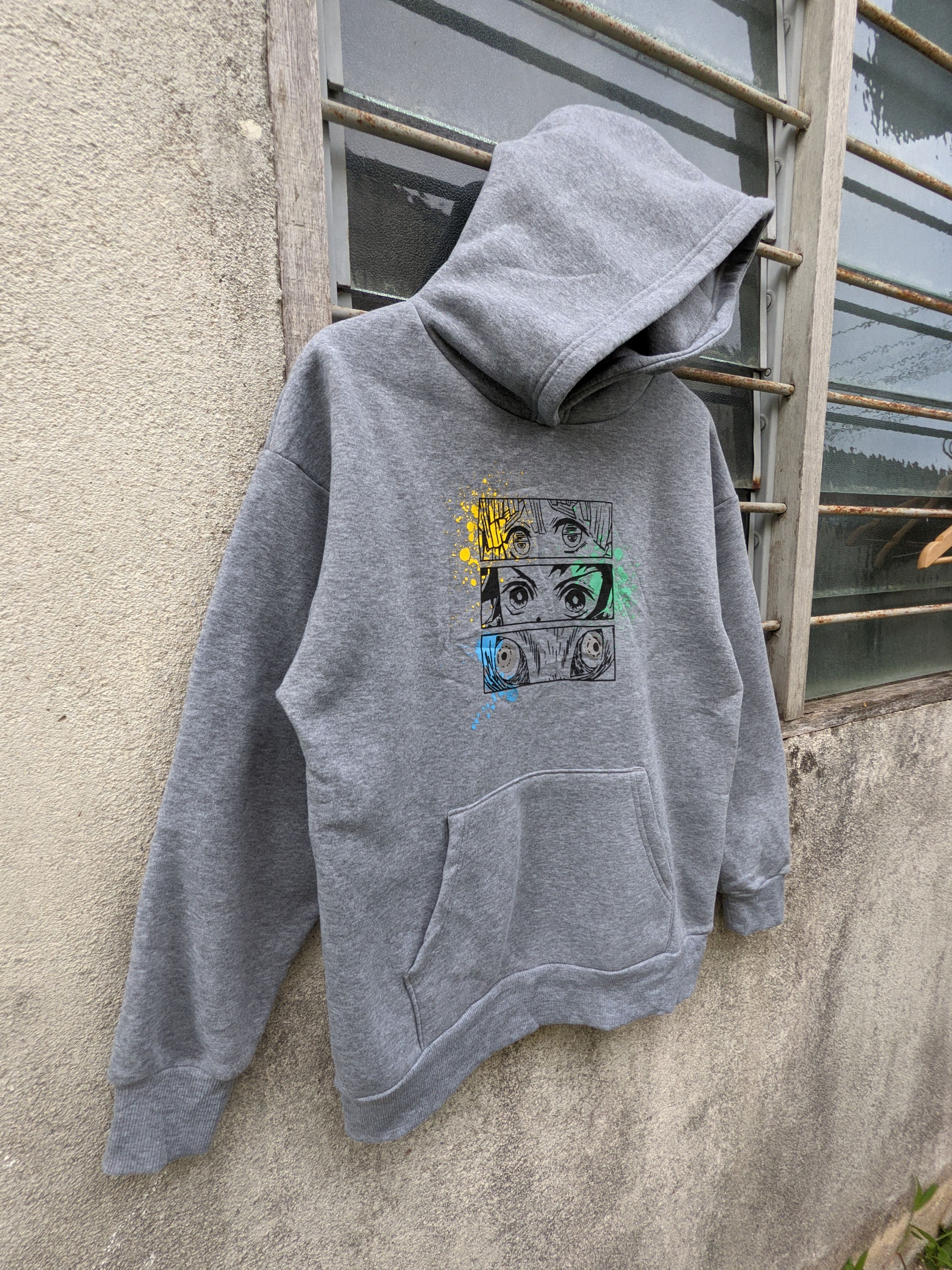 Anime × Japanese Brand ⚡️Steals⚡️ Demon Slayer Kimetsu No Yaiba Spellout Hoodies Size US M / EU 48-50 / 2 - 4 Thumbnail