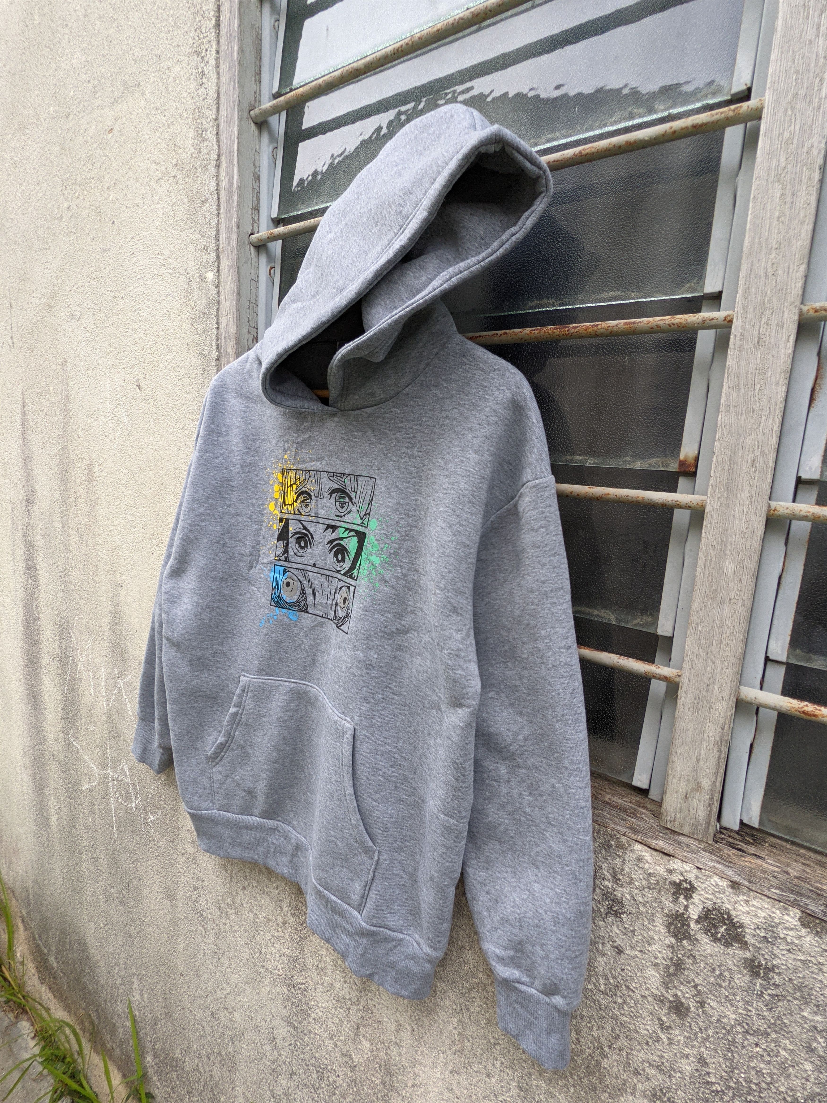 Anime × Japanese Brand ⚡️Steals⚡️ Demon Slayer Kimetsu No Yaiba Spellout Hoodies Size US M / EU 48-50 / 2 - 3 Thumbnail
