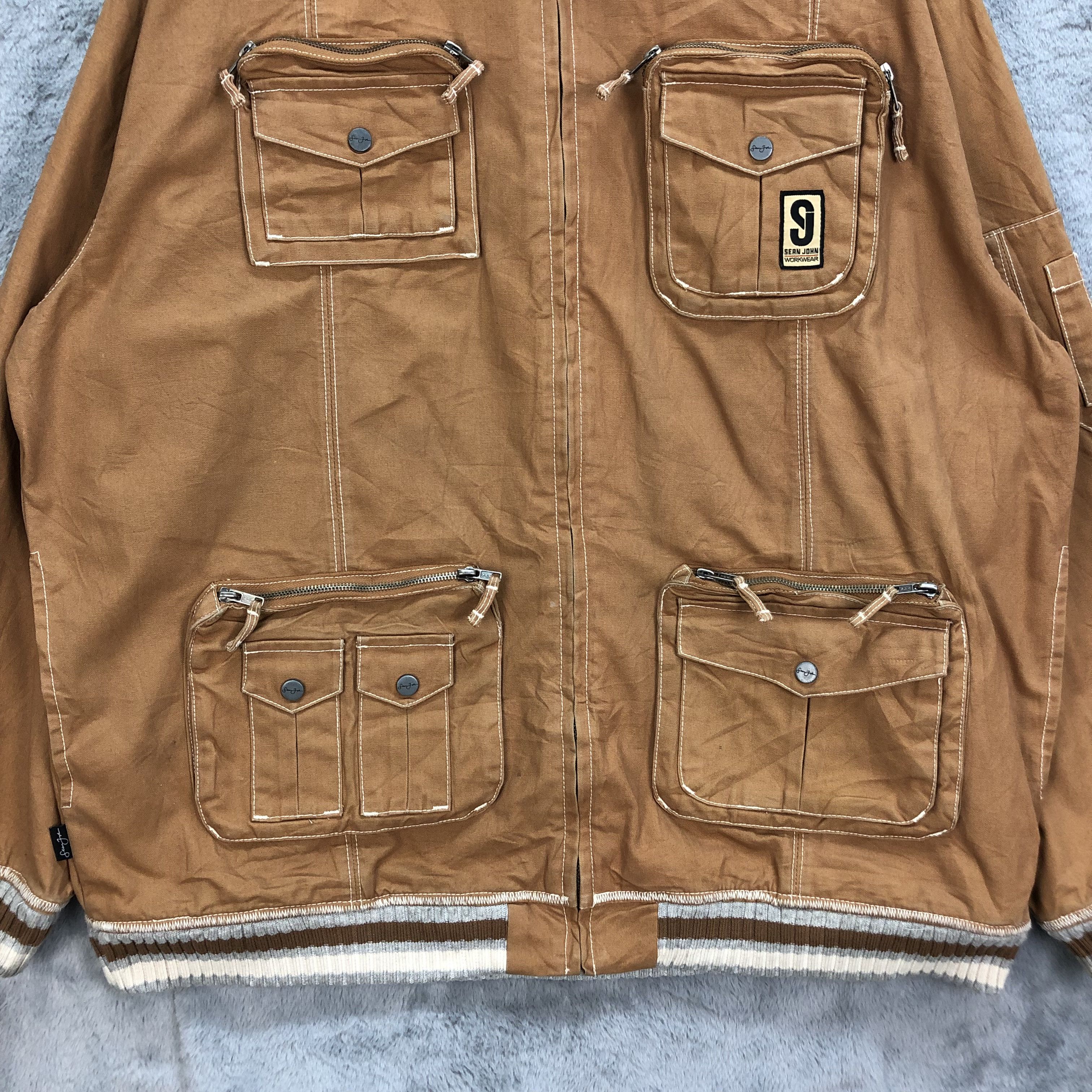 Sean John Sean John Work Engineered Jacket Big Size XXXL #5371-186 Size US XXL / EU 58 / 5 - 4 Thumbnail