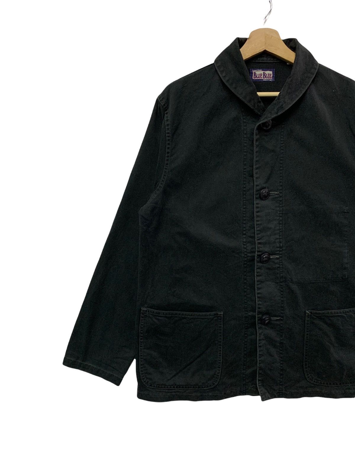 Blue Blue Japan 🔥BLUE BLUE JPN SHAWL COLLAR NAVY JACKETS Size US M / EU 48-50 / 2 - 3 Thumbnail