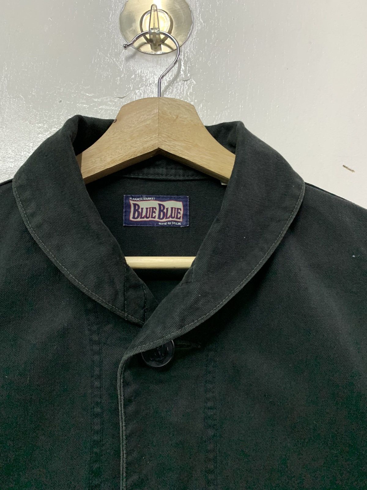 Blue Blue Japan 🔥BLUE BLUE JPN SHAWL COLLAR NAVY JACKETS Size US M / EU 48-50 / 2 - 9 Thumbnail