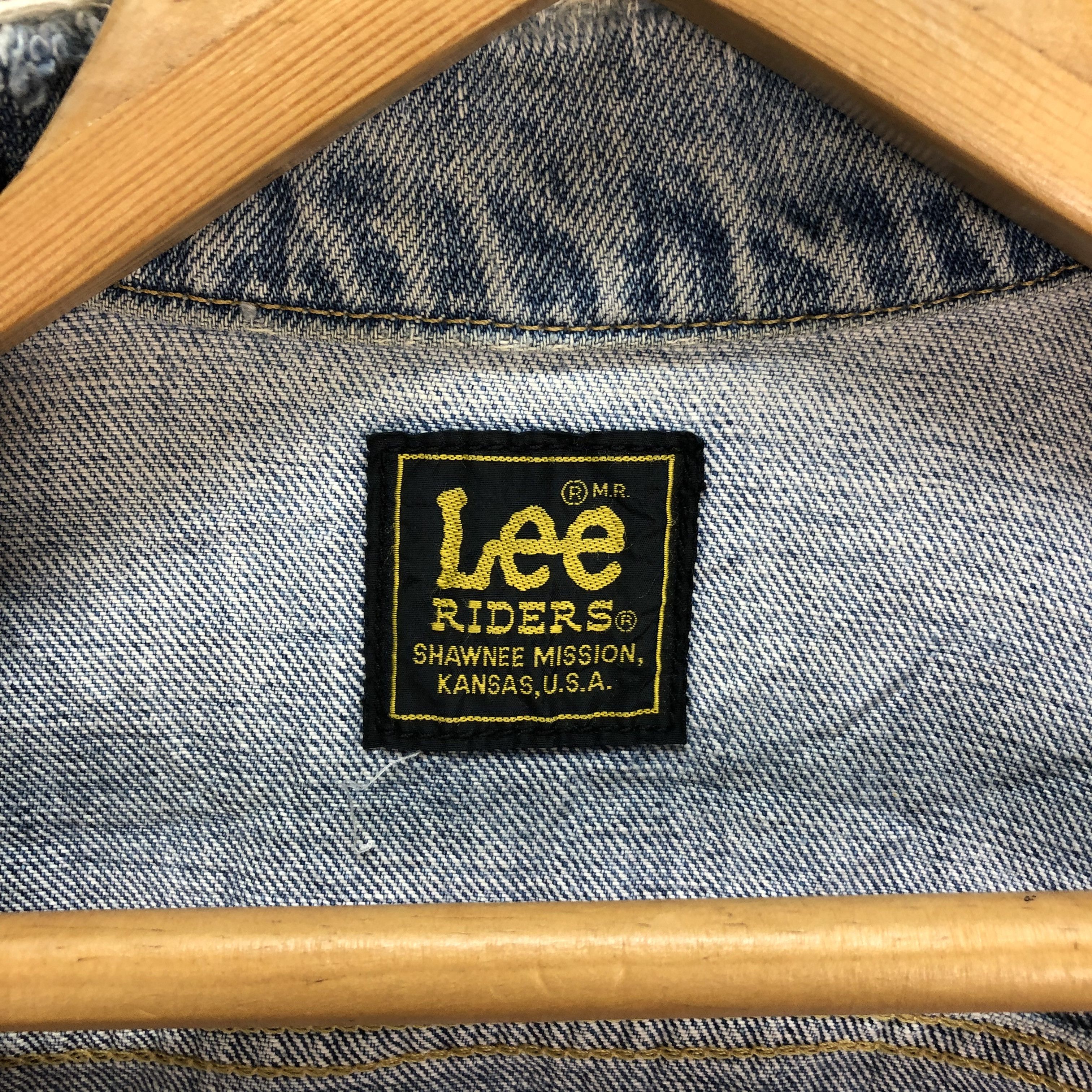 Lee VINTAGE LEE RIDERS TRUCKER JACKET / DENIM JACKET #5196-179 Size US M / EU 48-50 / 2 - 12 Thumbnail