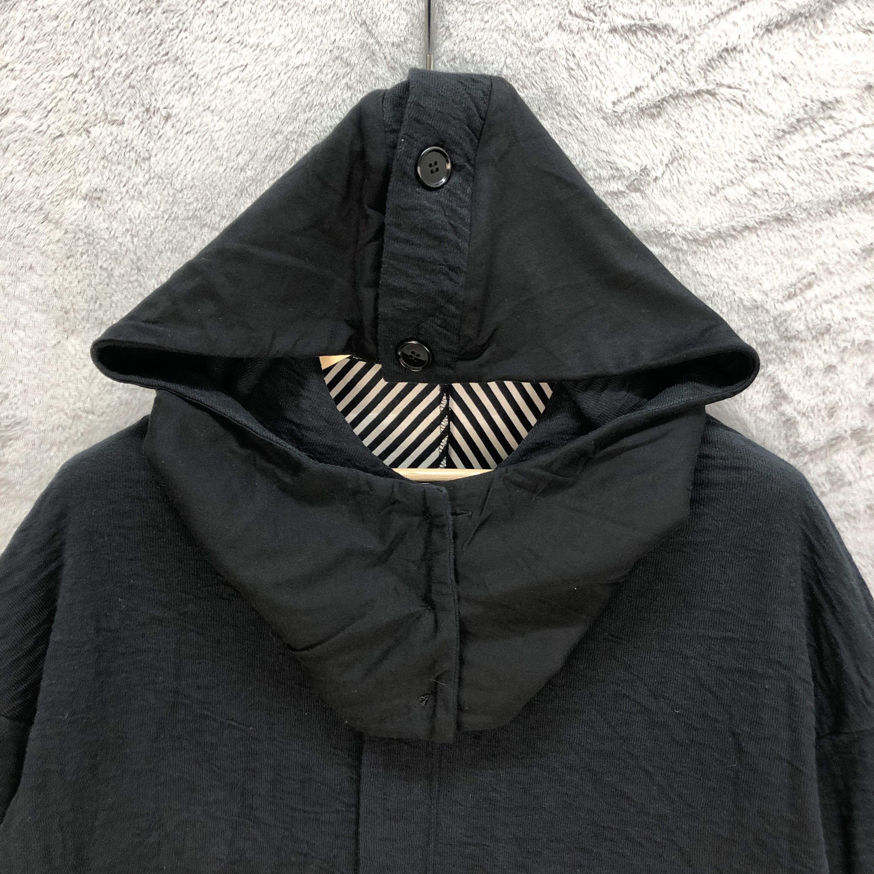 Limi Feu LIMI FEU YOHJI YAMAMOTO RARE DESIGN HOODED JACKET #6043-219 Size US S / EU 44-46 / 1 - 2 Thumbnail