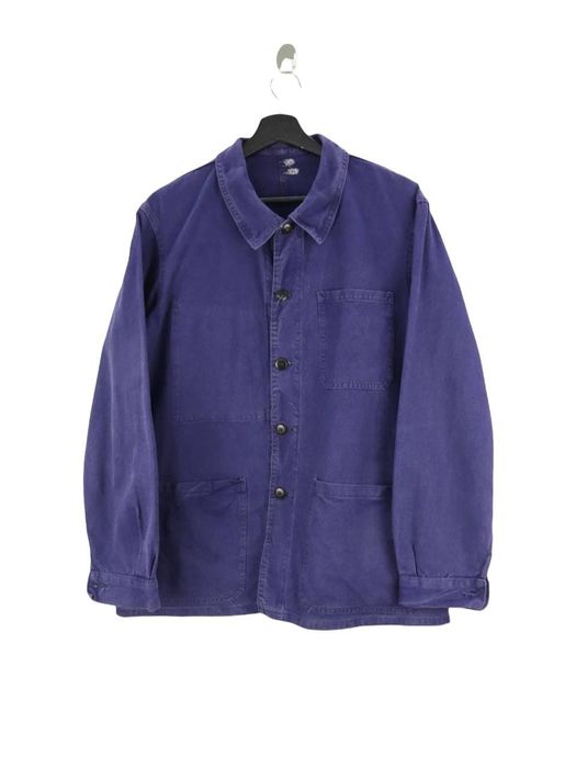 Vintage Vintage 50's Indigo French Workwear Jacket | Grailed