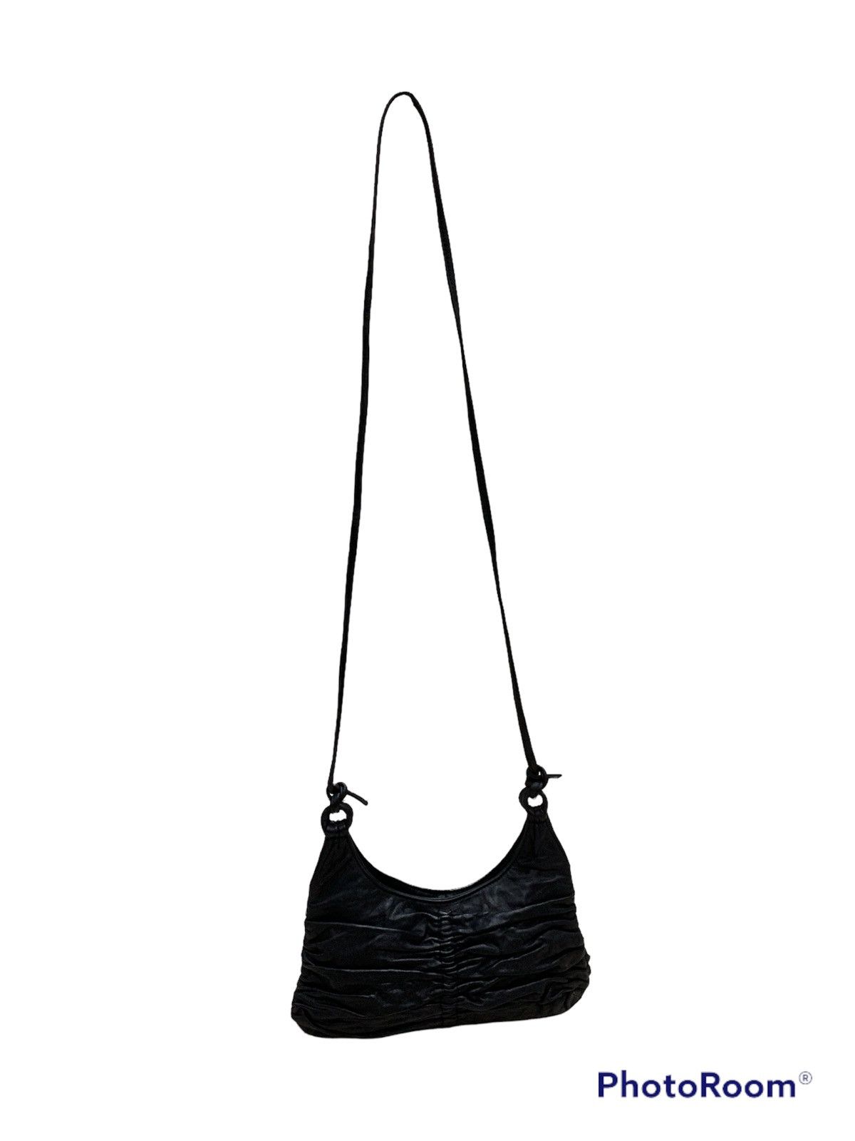 Tsumori Chisato × Vintage TSUMORI CHISATO BY ISSEY MIYAKE CRUMPLED LEATHER BAG Size ONE SIZE - 1 Thumbnail