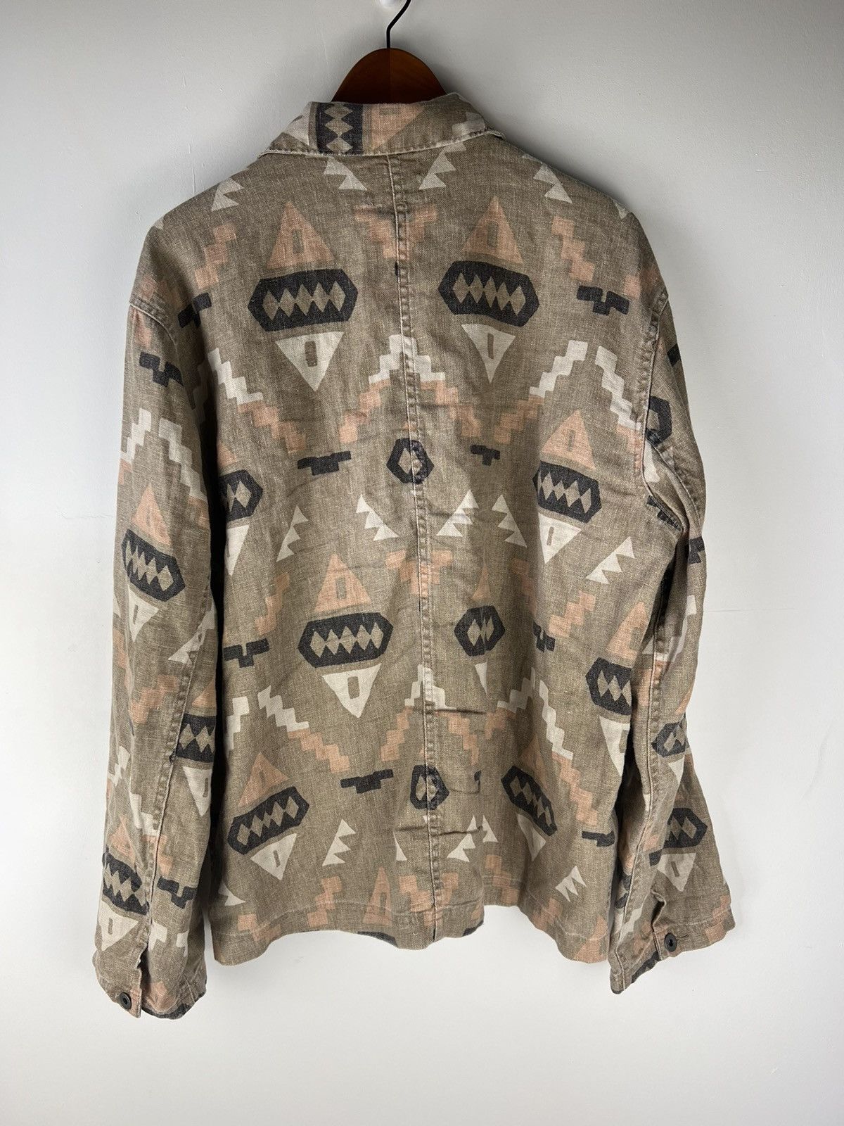 RRL Ralph Lauren Oakham Geometric Linen Jacket Size US L / EU 52-54 / 3 - 2 Thumbnail