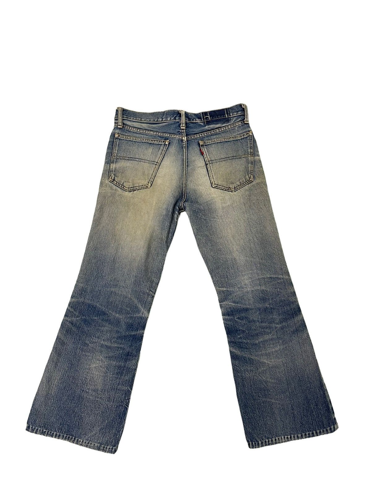 Japanese Brand Flare Jeans Vtg 90s Big John Japan Boot Cut Denim 4🟦7 Size US 31 - 12 Thumbnail