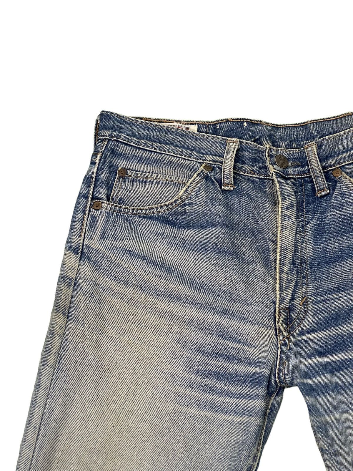 Japanese Brand Flare Jeans Vtg 90s Big John Japan Boot Cut Denim 4🟦7 Size US 31 - 8 Thumbnail