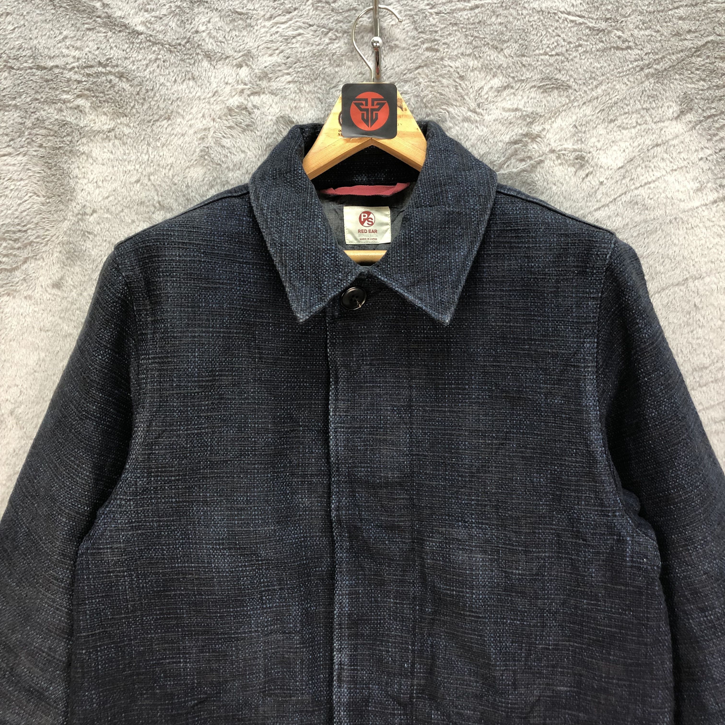 Japanese Brand RED EAR BY PAUL SMITH DENIM OVERCOAT #6460-68 Size US M / EU 48-50 / 2 - 2 Thumbnail